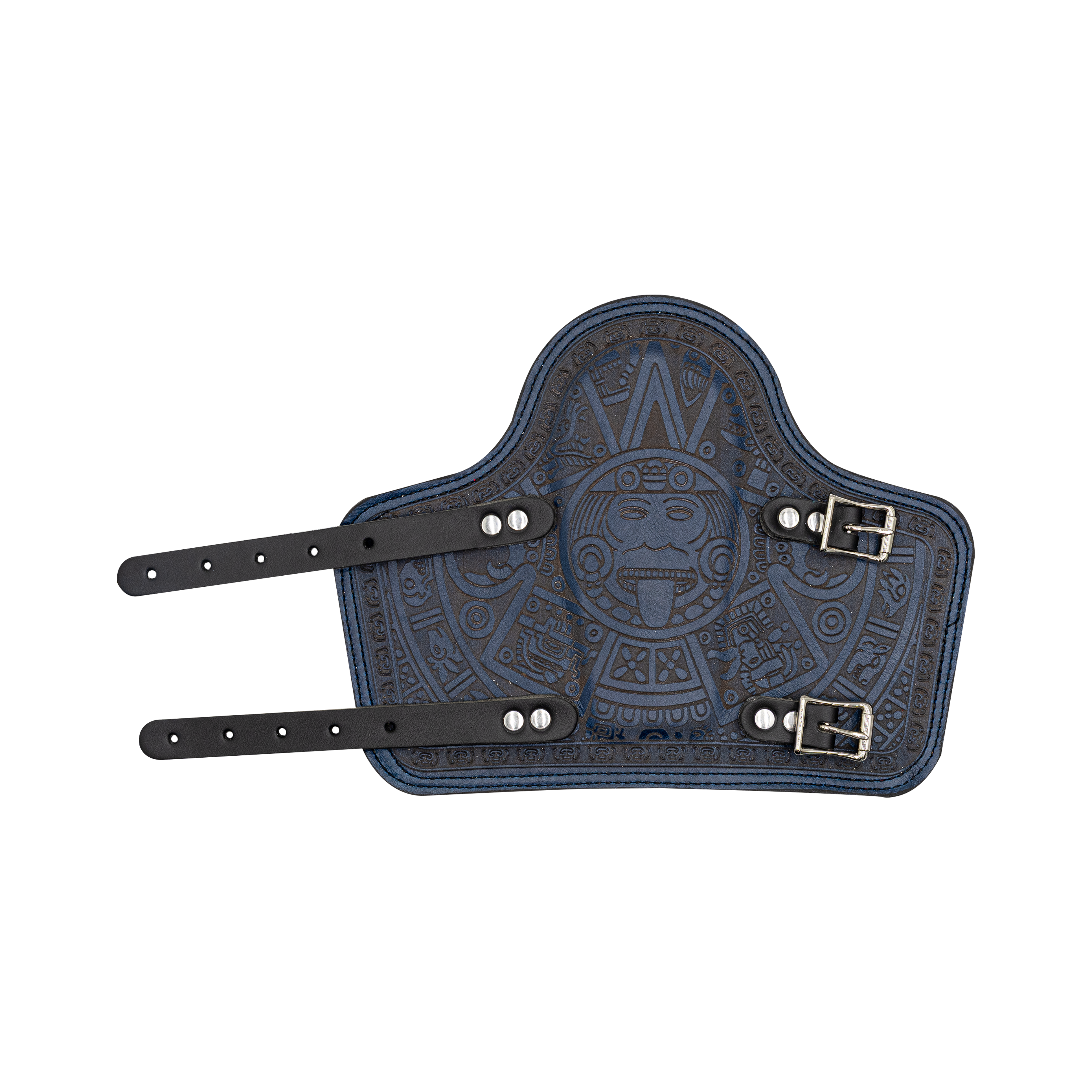 Outlaw Leather - Armpad - Blue Aztec