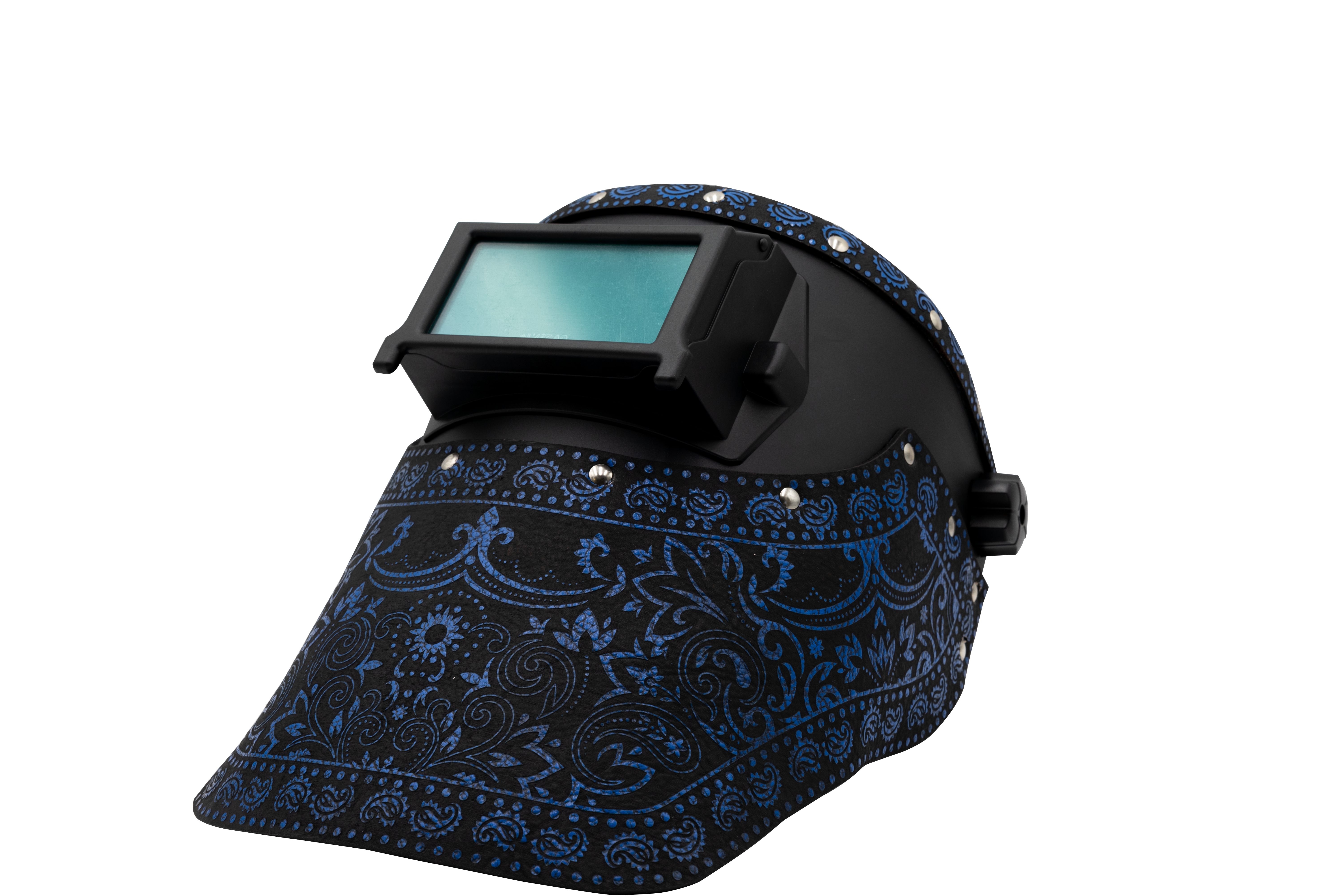 Outlaw Leather - Welding Hood - Bandana Paisley