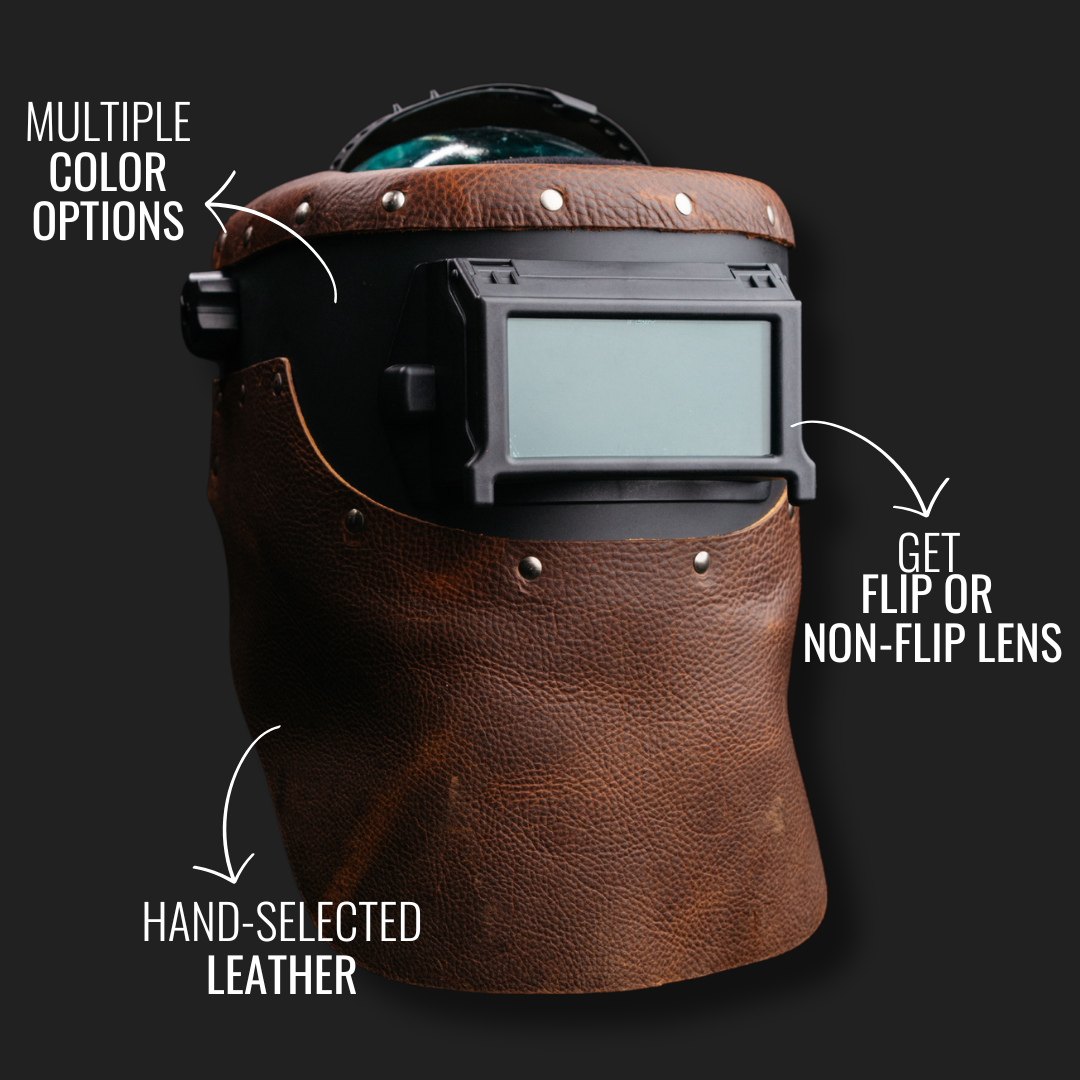 Leather Welding Hood - Outlaw Leather