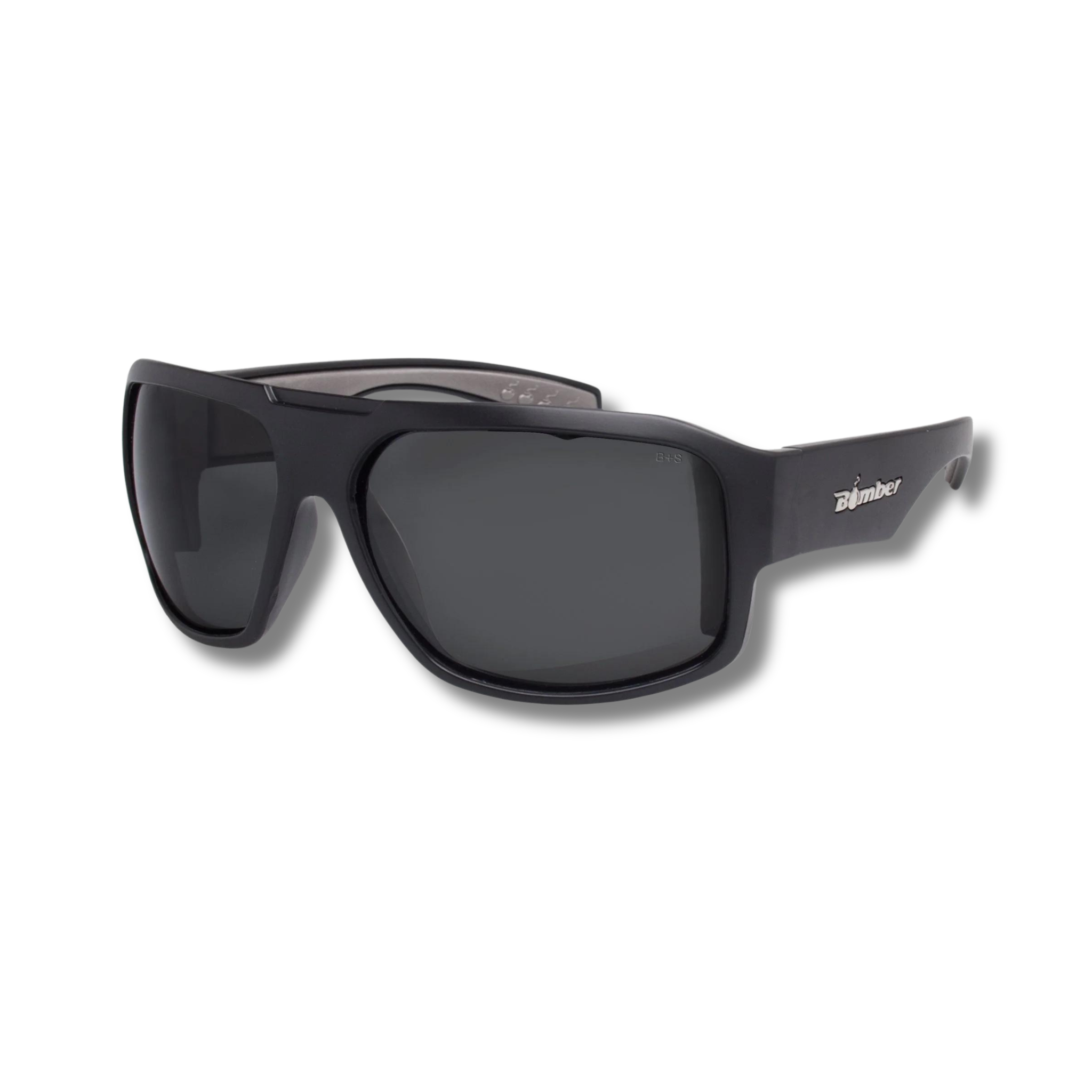 Outlaw Leather - Bomber Eyewear - MEGA SAFETY Smoke