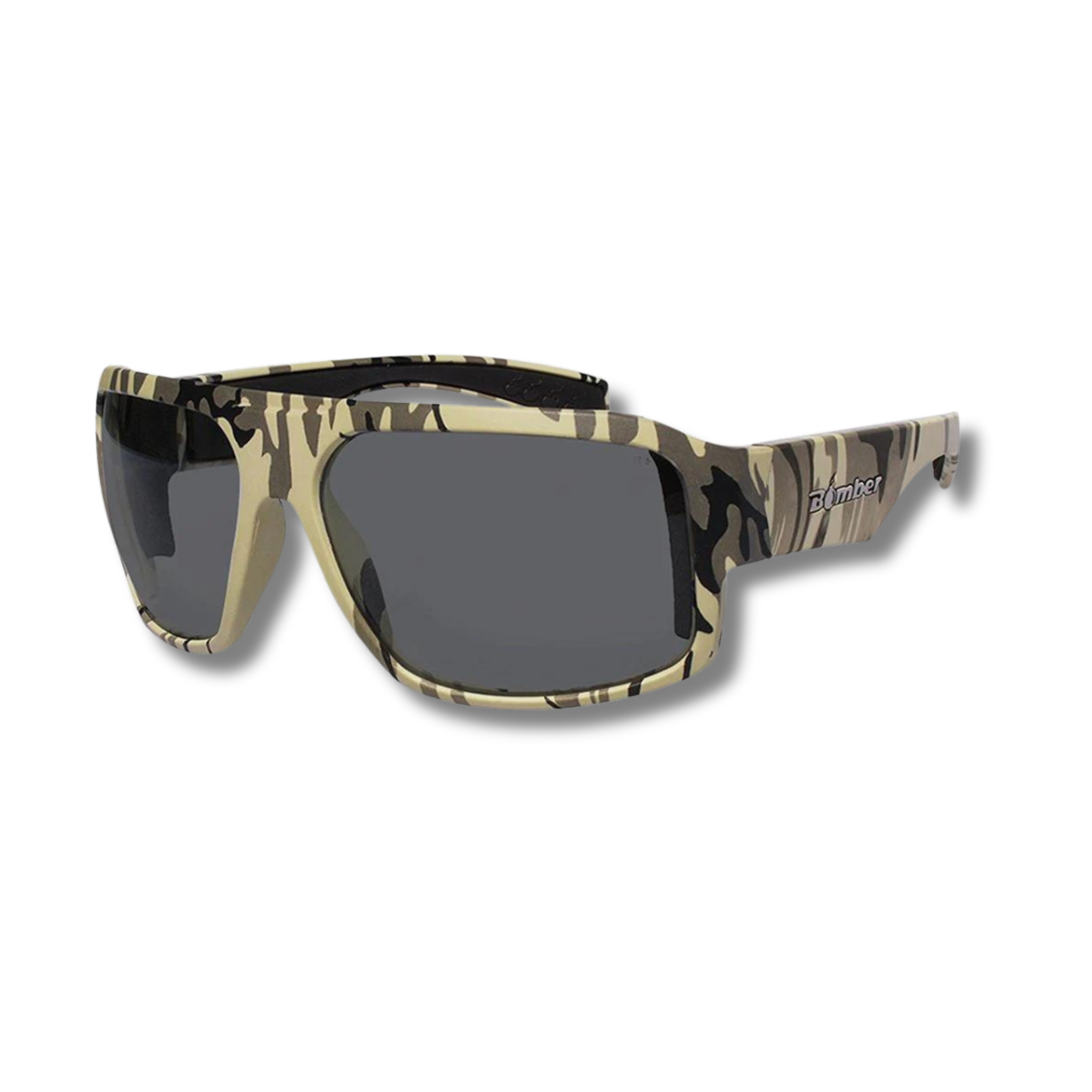 Outlaw Leather - Bomber Eyewear - MEGA SAFETY Smoke Camo