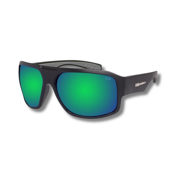 Outlaw Leather - Bomber Eyewear - MEGA SAFETY Green Mirror