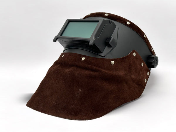 Outlaw Leather - Welding Hood - Brown Suede