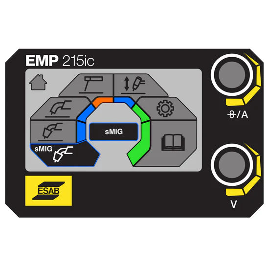ESAB Rebel EMP 215ic Multiprocess Welder, 3 in 1 Pkg