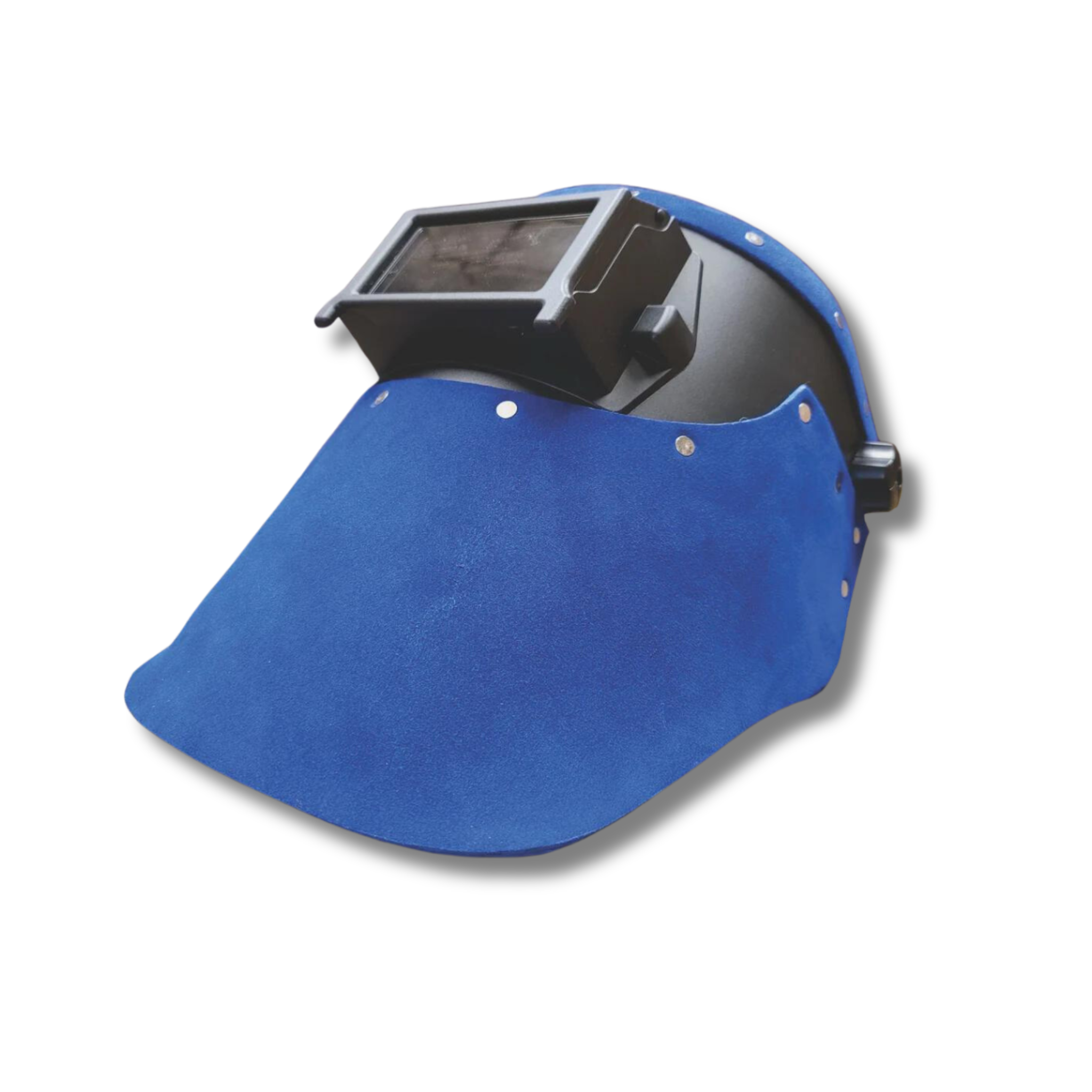 Outlaw Leather - Welding Hood - Royal Suede