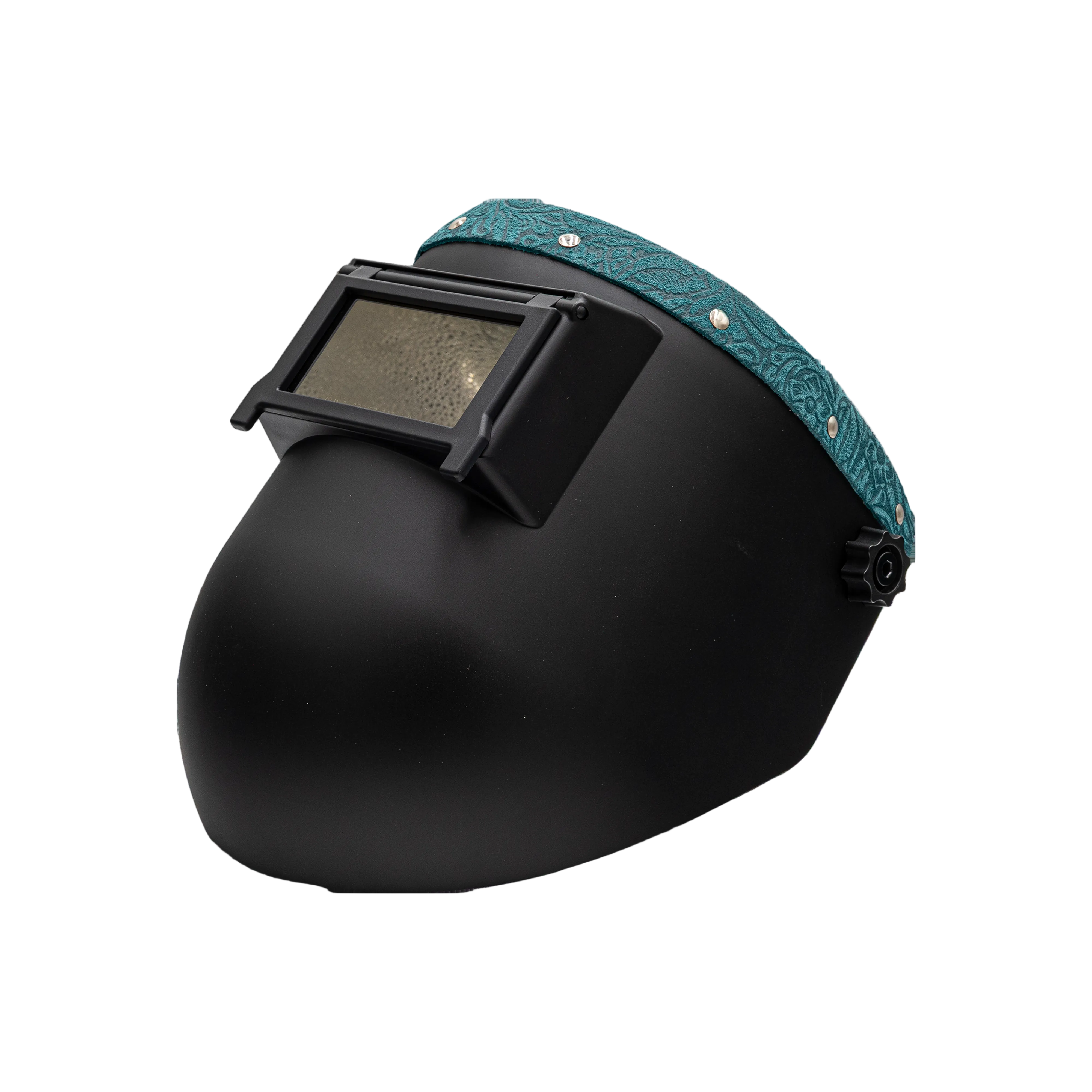 Outlaw Leather Chopped Pro X —  Turquoise Floral Top