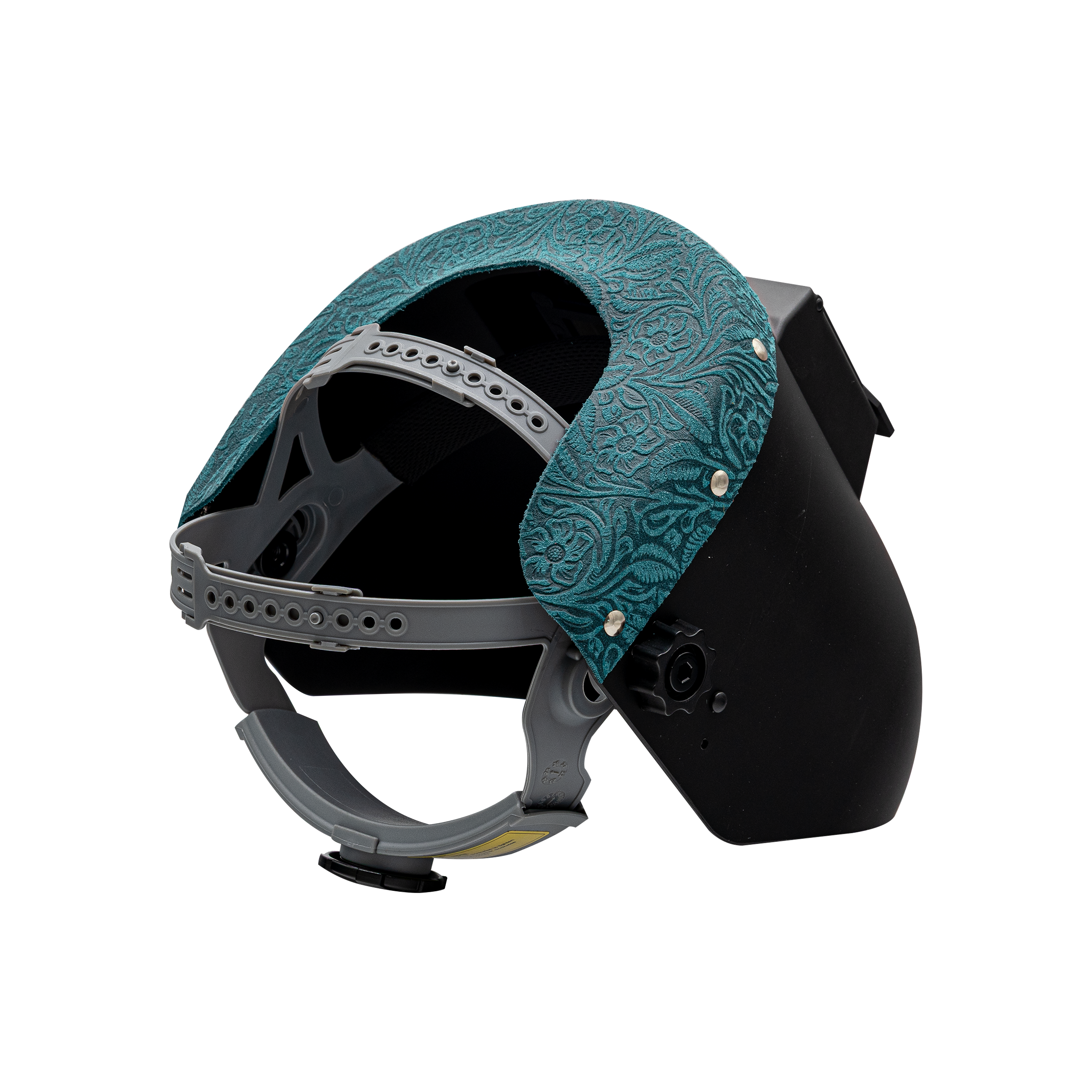 Outlaw Leather Chopped Pro X —  Turquoise Floral Top