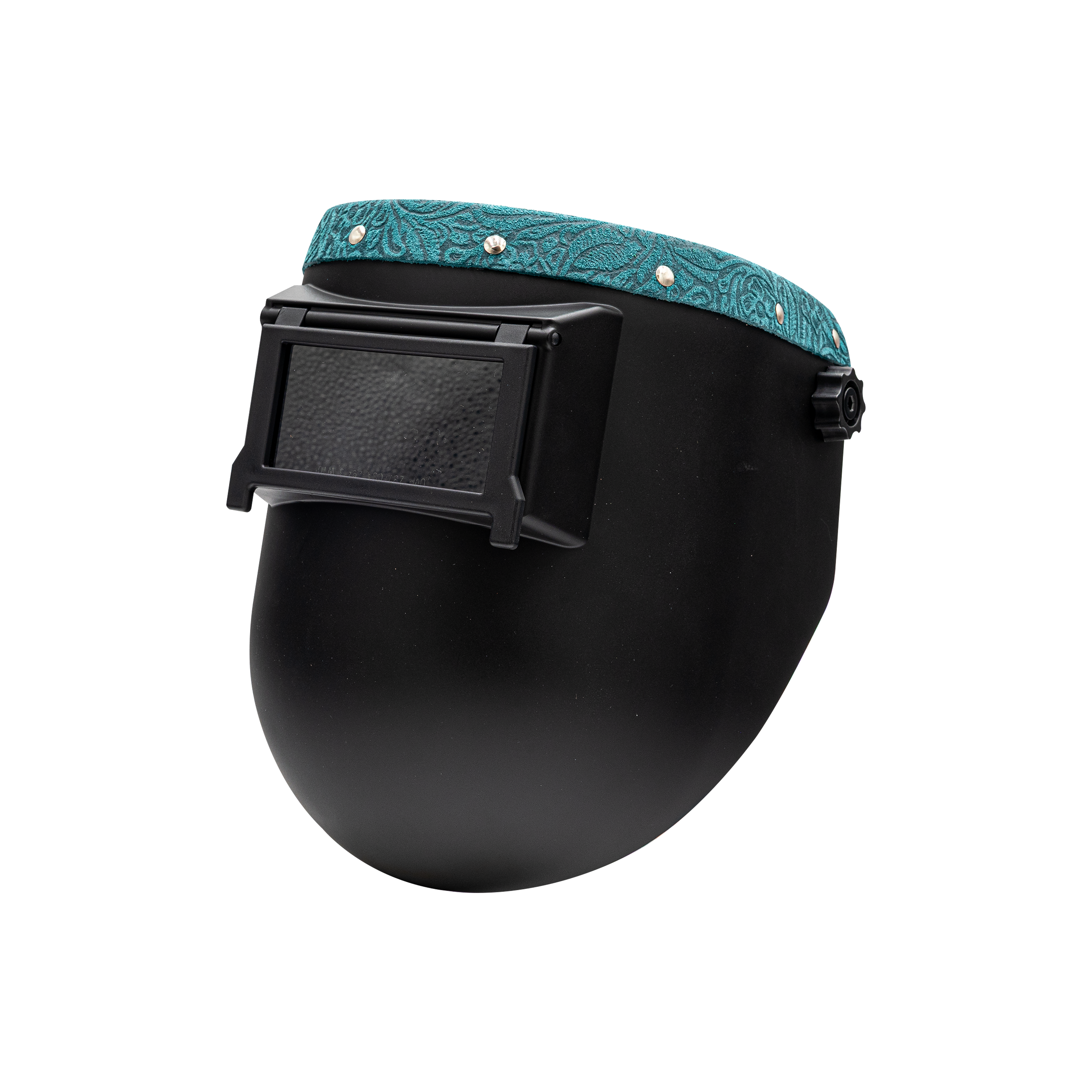 Outlaw Leather Chopped Pro X —  Turquoise Floral Top