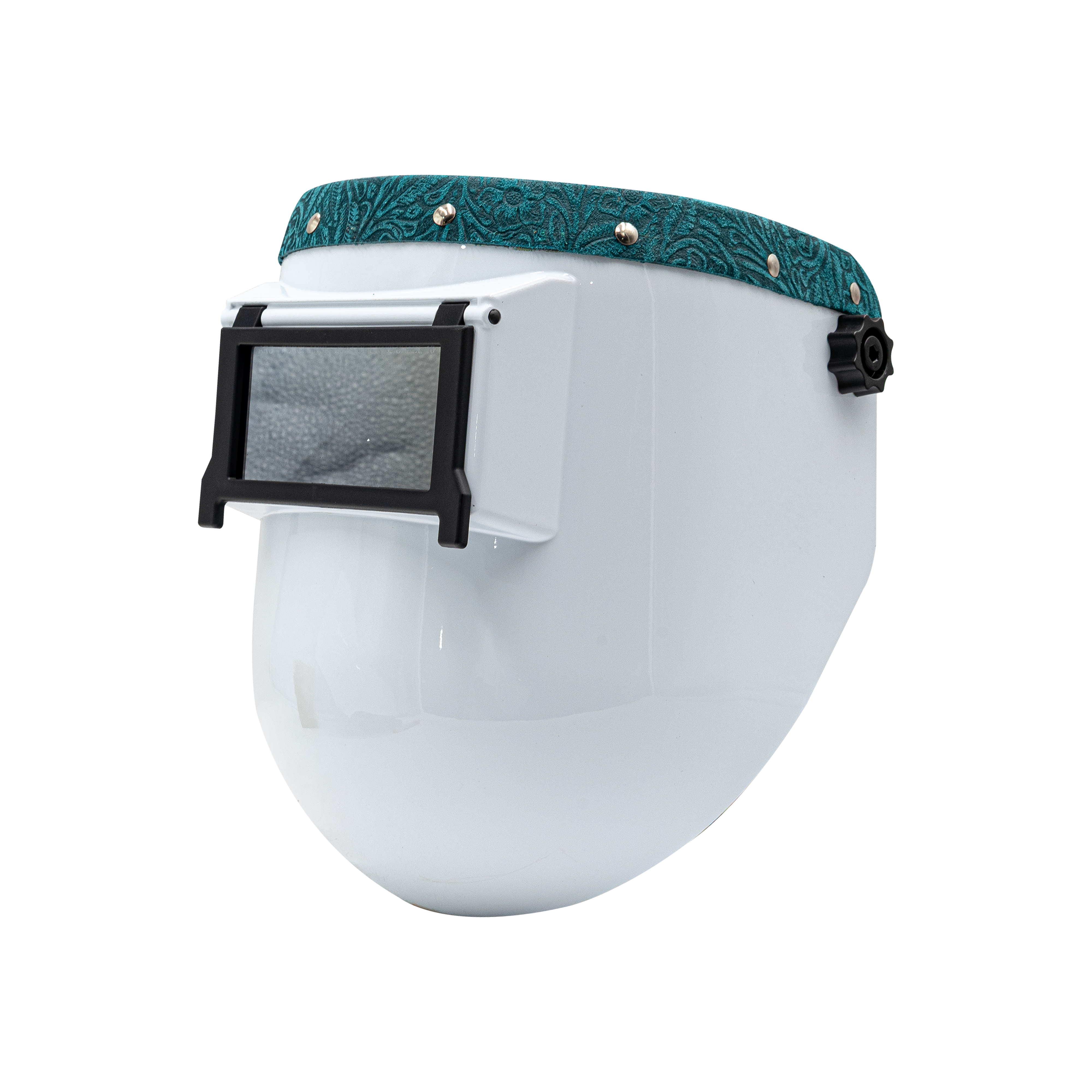 Outlaw Leather Chopped Pro X —  Turquoise Floral Top