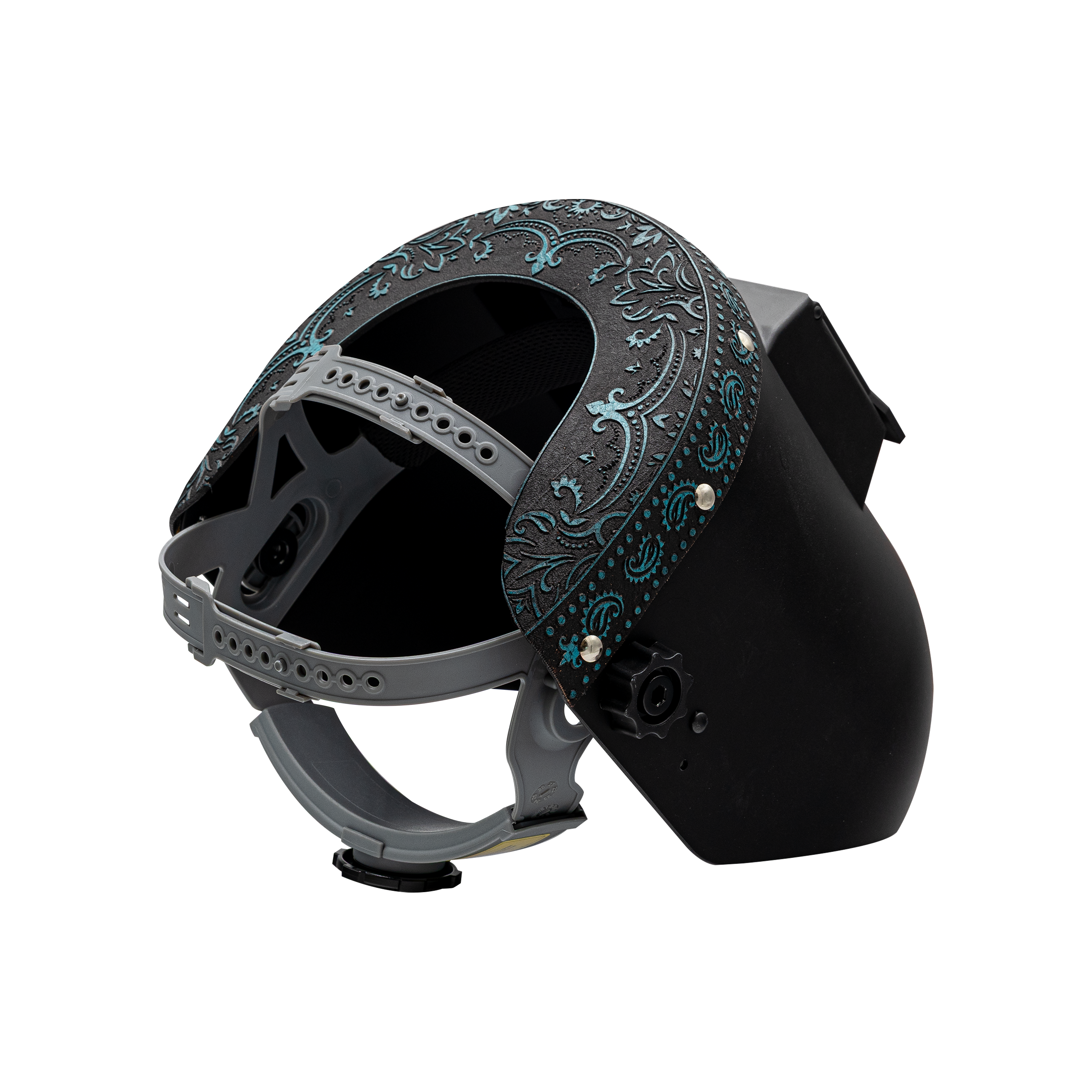 Outlaw Leather Chopped Pro X — Turquoise Paisley