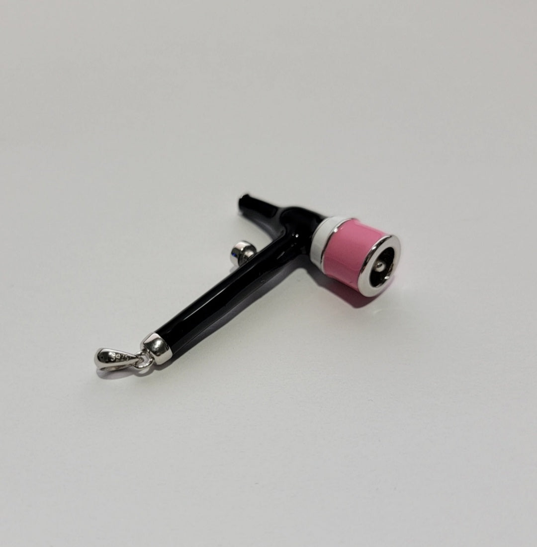 .925 Sterling Silver 1.5-Inch TIG Torch Pendant