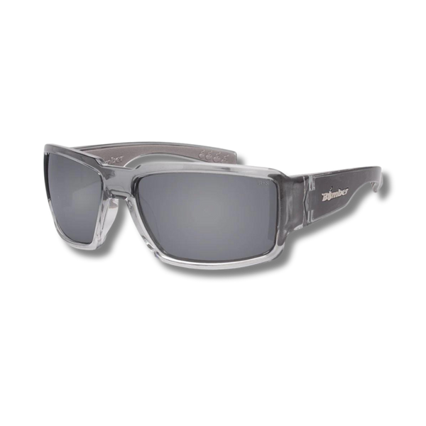 Outlaw Leather - Bomber Eyewear - BOOGIE Safety Silver Mirror Crystal