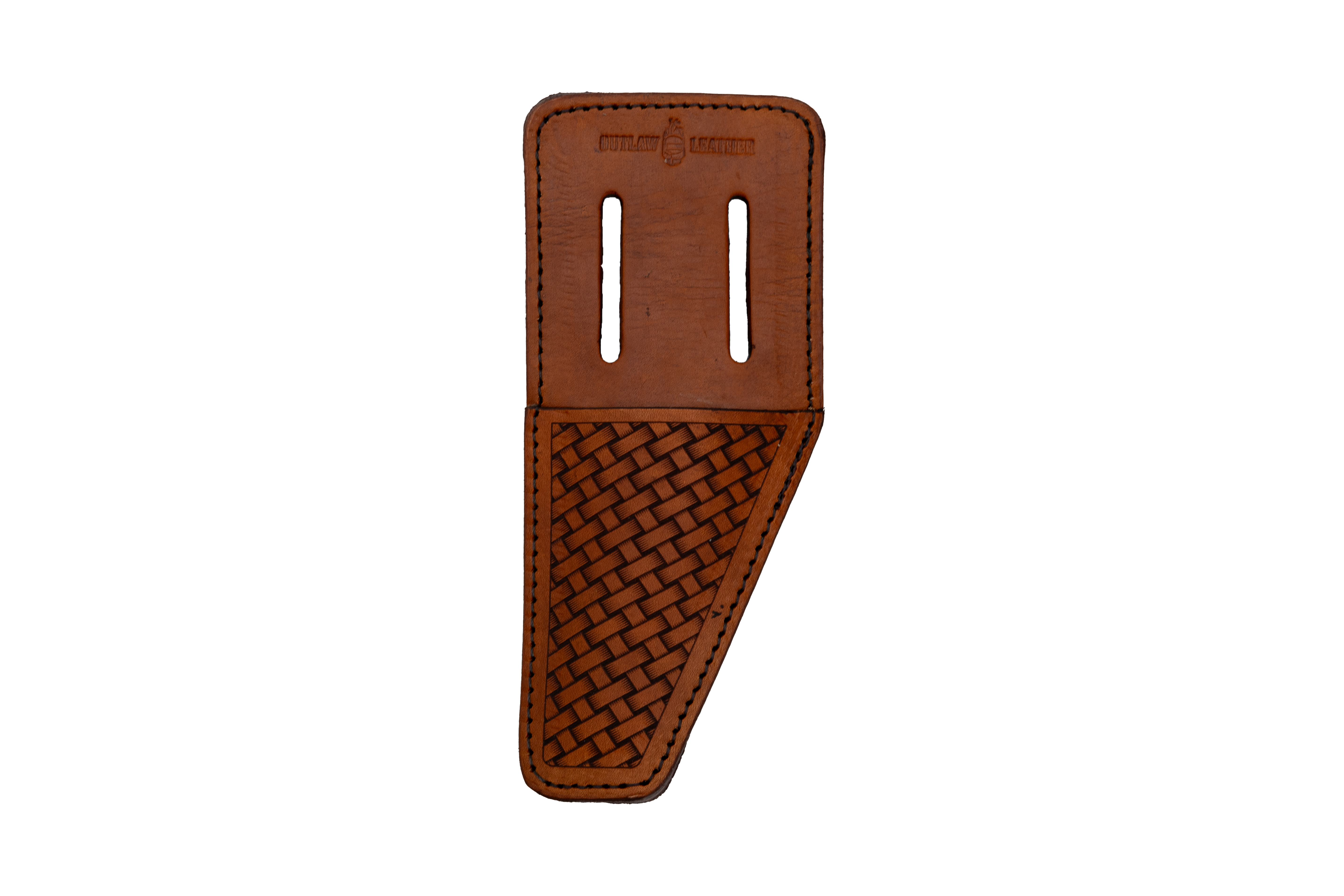 OUTLAW LEATHER - BASKETWEAVE TAN TOOL POUCHES