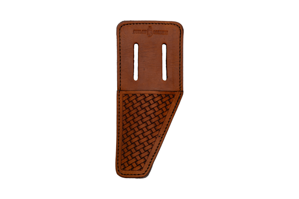 OUTLAW LEATHER - BASKETWEAVE TAN TOOL POUCHES