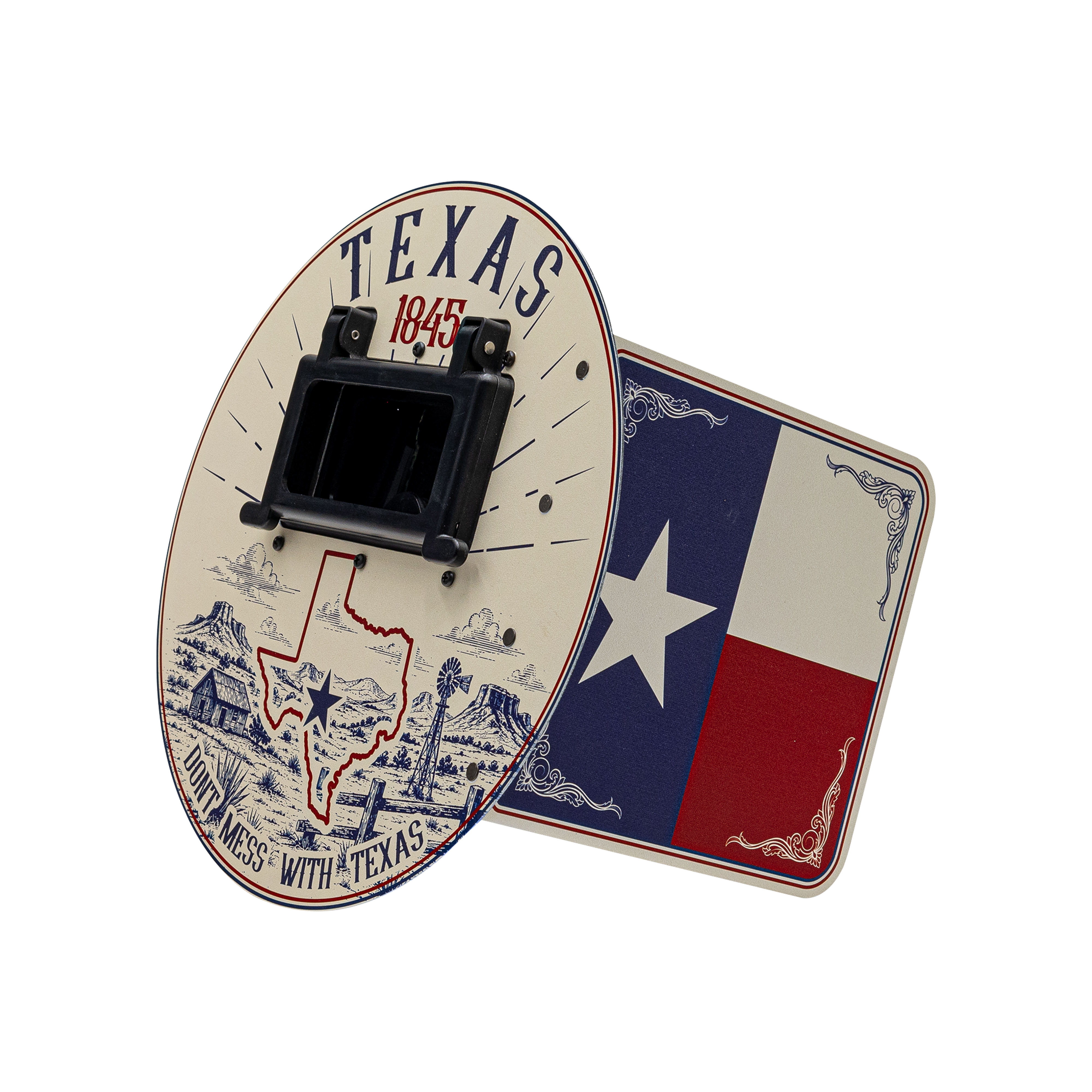 Outlaw Leather - Pancake Flip up - Carbon Fiber - Texas 1845