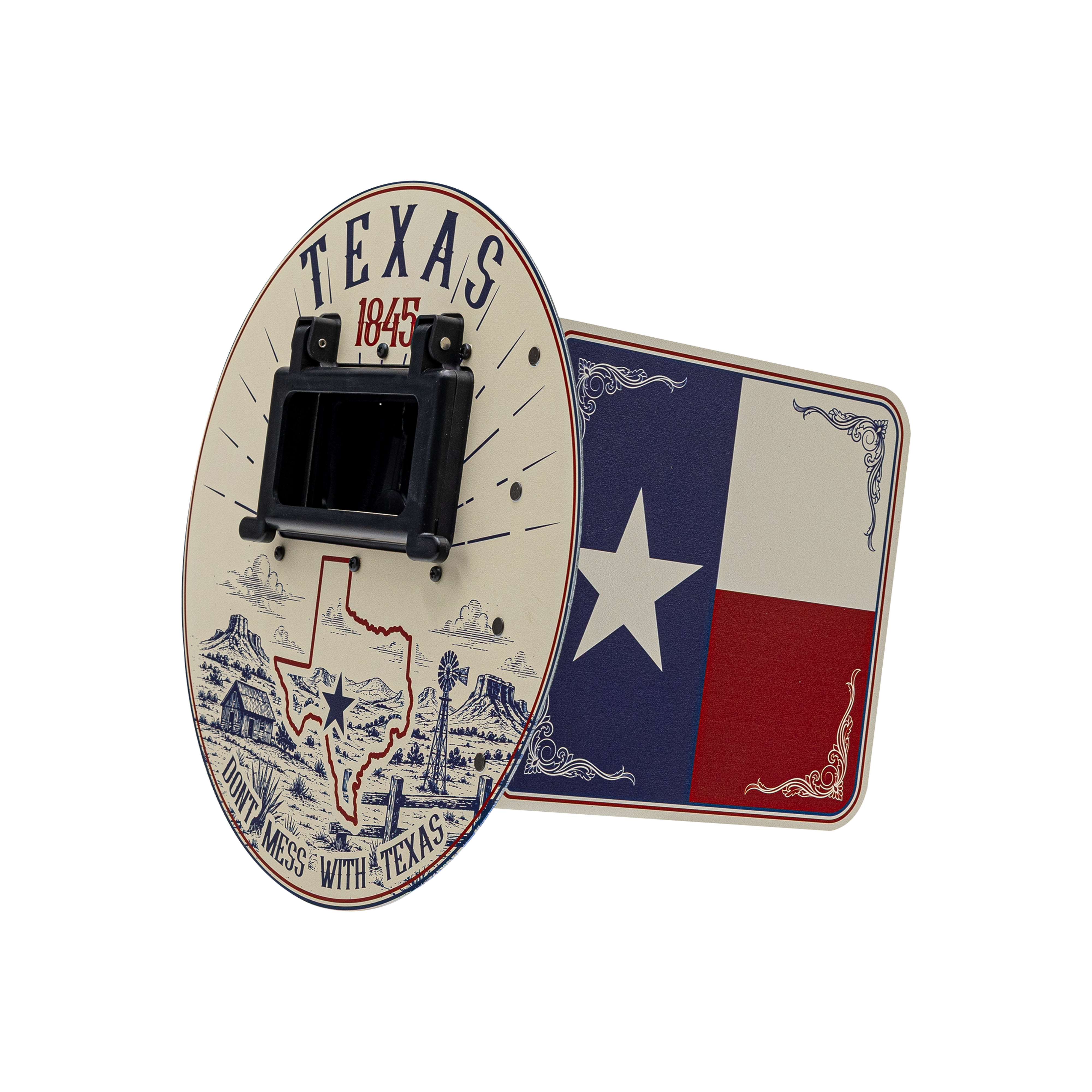 Outlaw Leather - Pancake Flip up - Carbon Fiber - Texas 1845