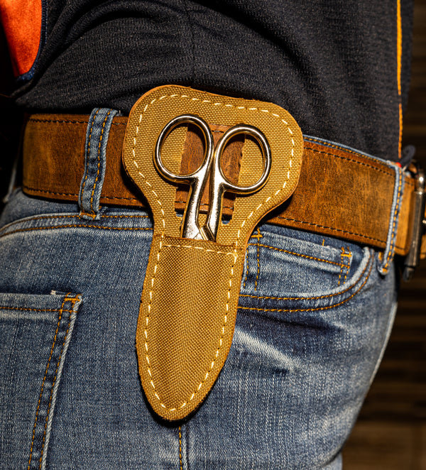 OUTLAW LEATHER - CANVA TOOL POUCHES - SCISSORS