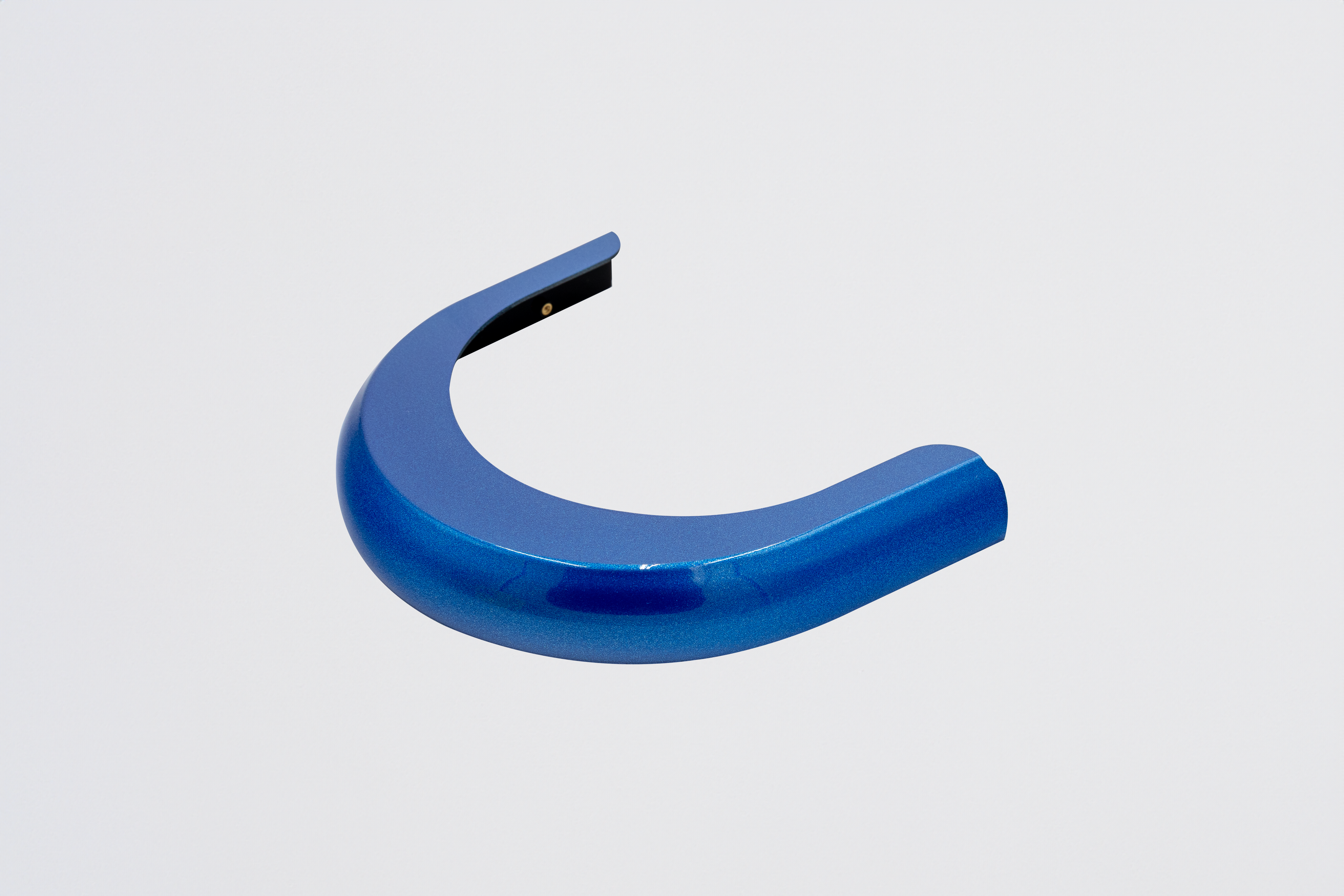 LeatherClick Top – Metallic Blue