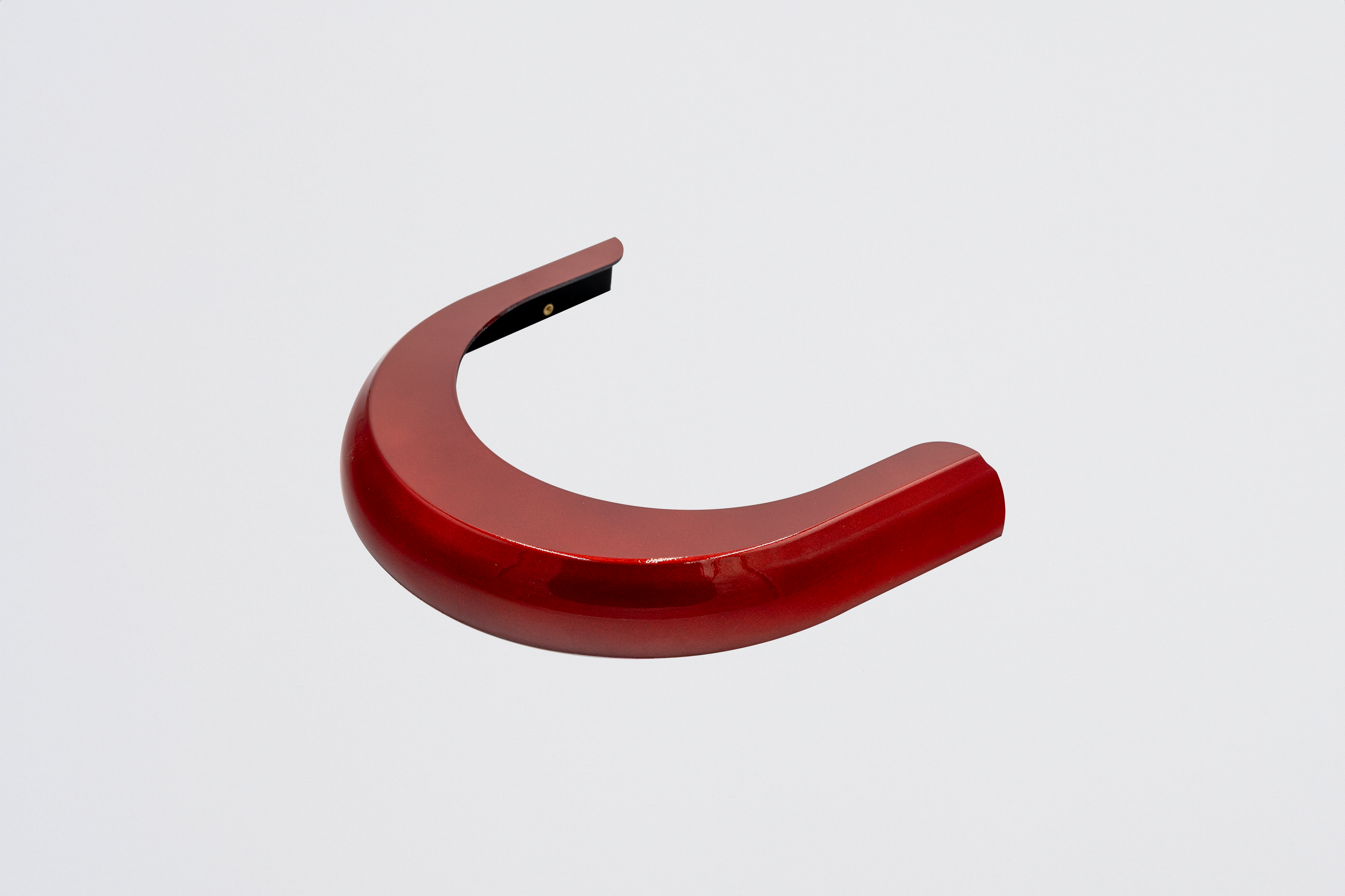 LeatherClick Top – Metallic Red