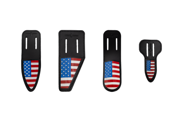 OUTLAW LEATHER - USA FLAG TOOL POUCHES