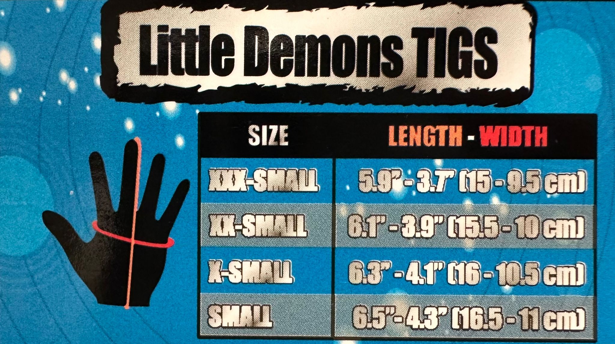 LITTLE DEMONS TIG WELDING GLOVES