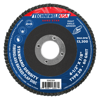 4-1/2 X 7/8 60 Grit - Flap Disc