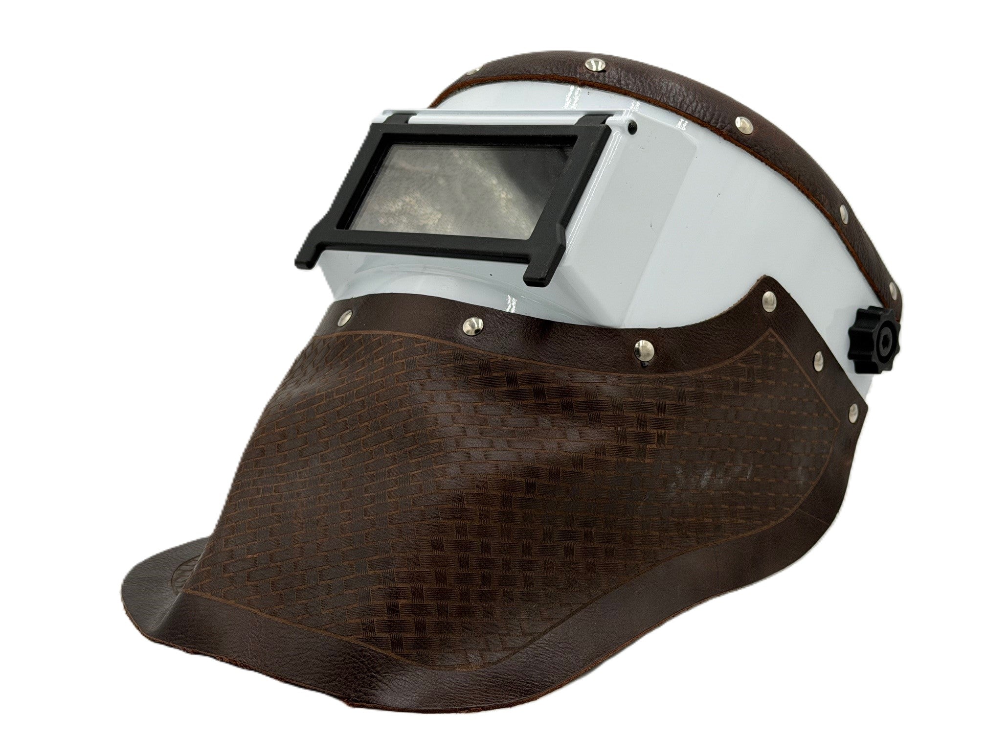 ***IN STOCK 4*** Outlaw Leather - SLIMLINE - BASKETWEAVE FUDGE BROWN