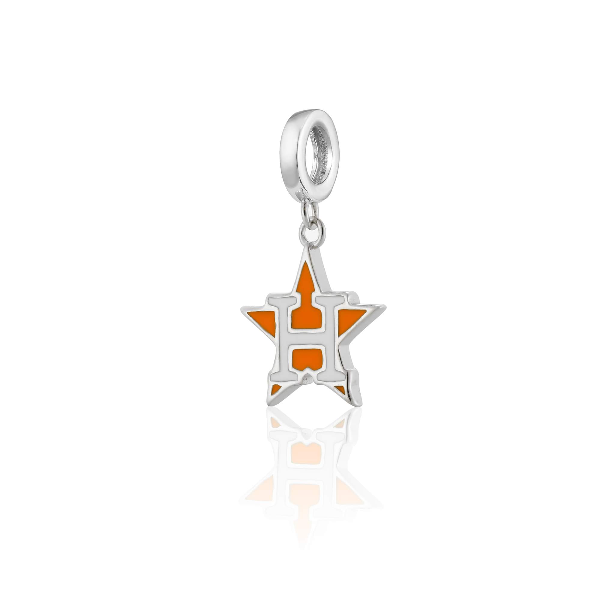 Houston Astros H-Town Sterling Silver Charm