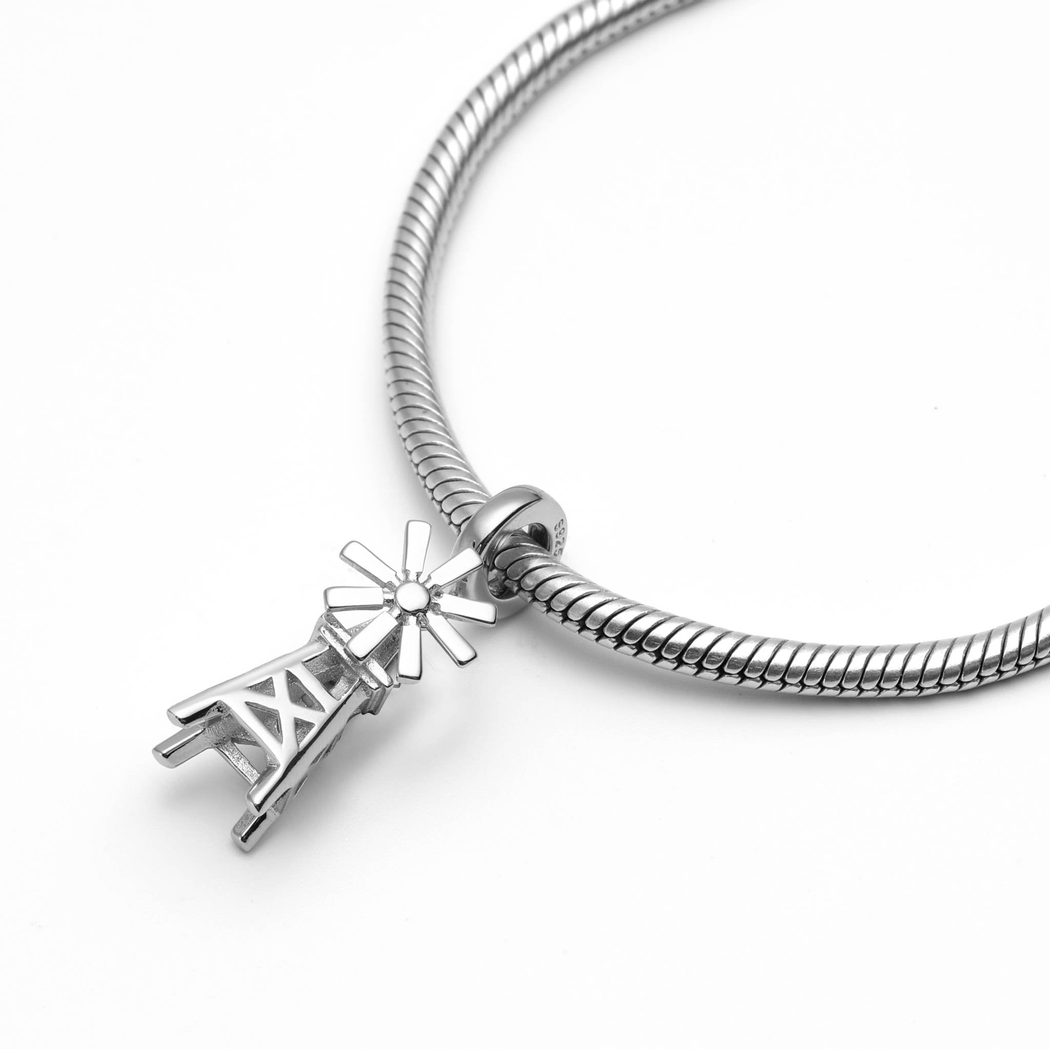 Sterling Silver Windmill Charm