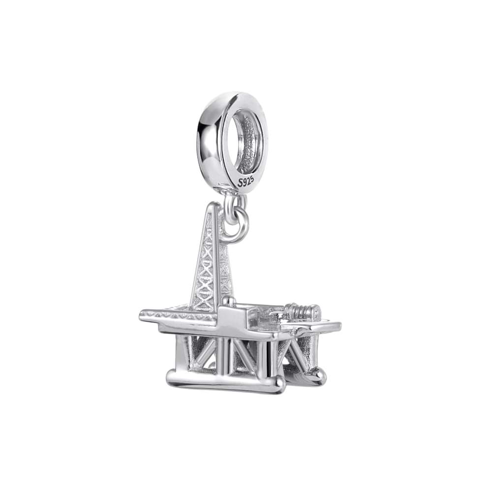 Sterling Silver Offshore Oil Platform Charm