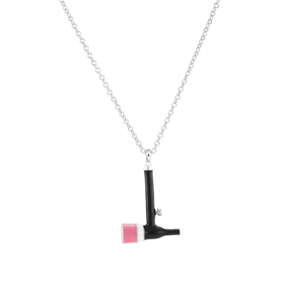 .925 Sterling Silver 1.5-Inch TIG Torch Pendant