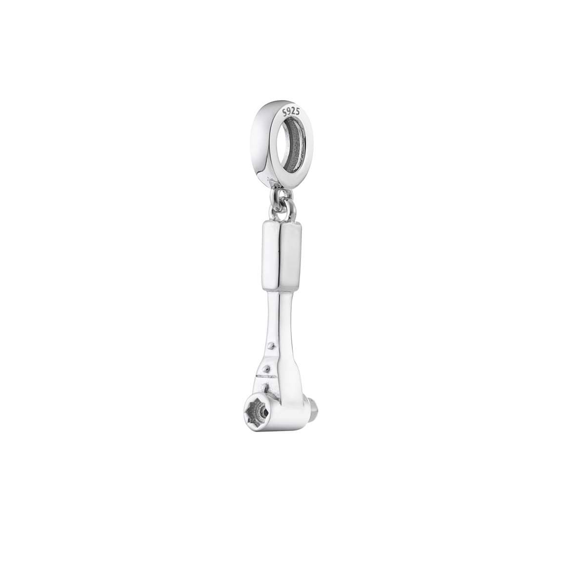 Sterling Silver Scaffold Wrench Charm