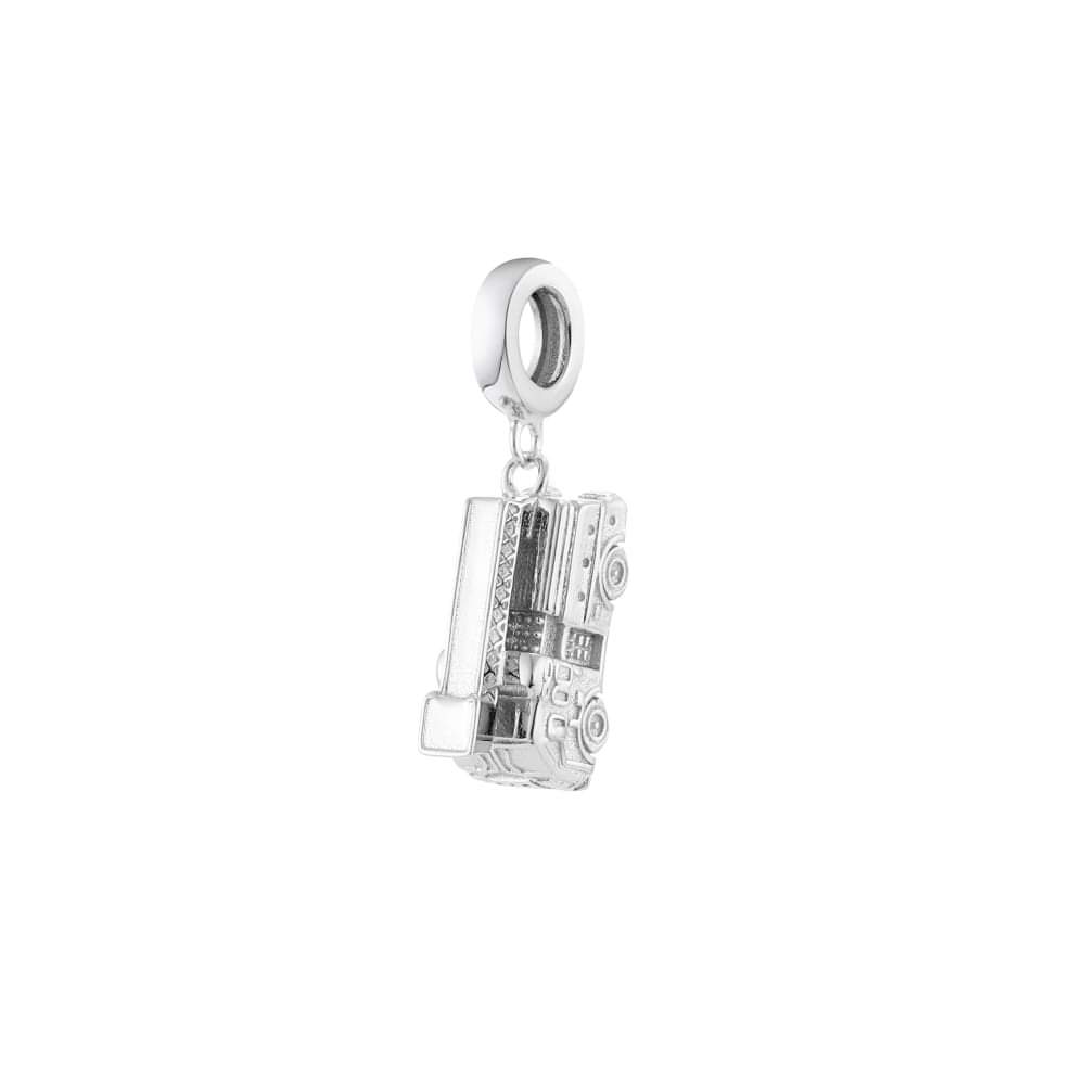 Sterling Silver Firefighter Truck Charm