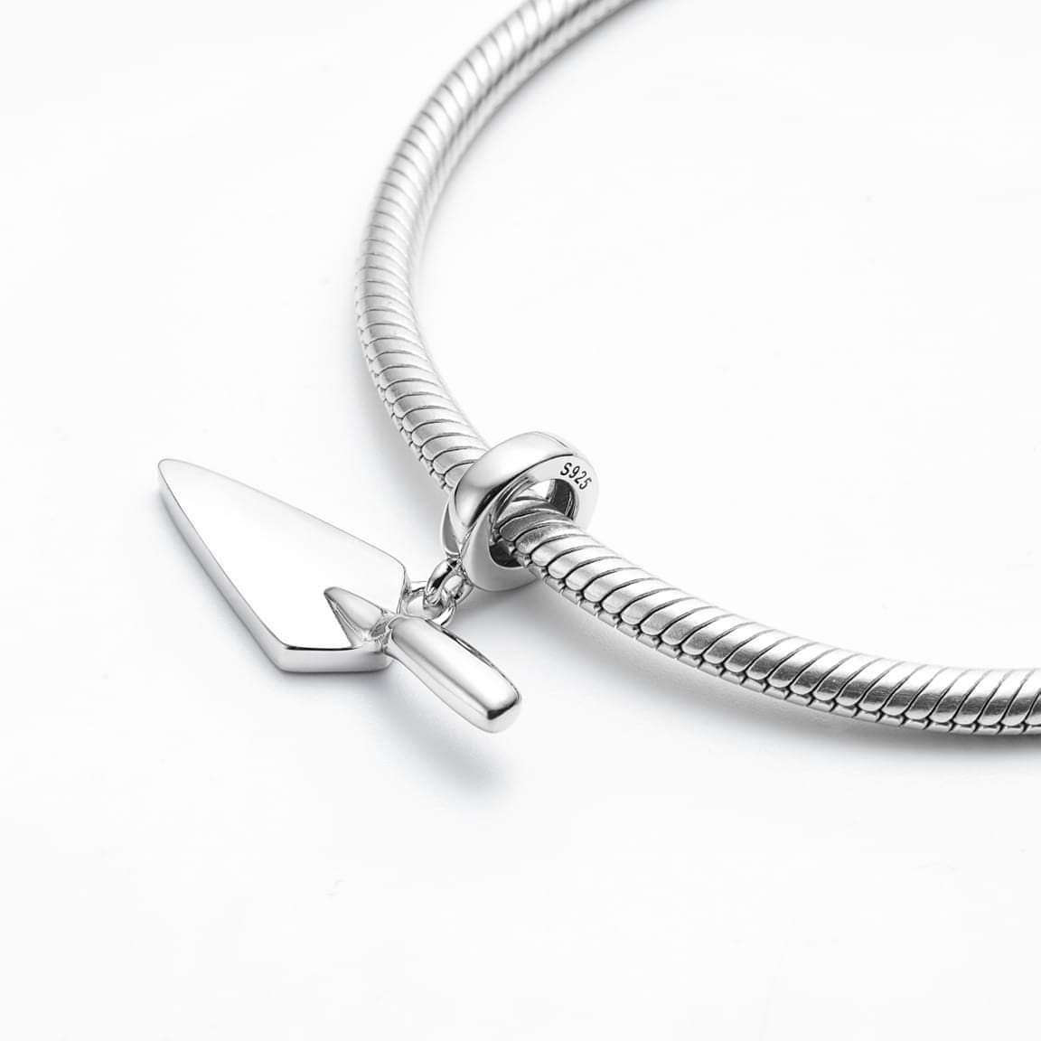 Sterling Silver Brick Trowel Charm
