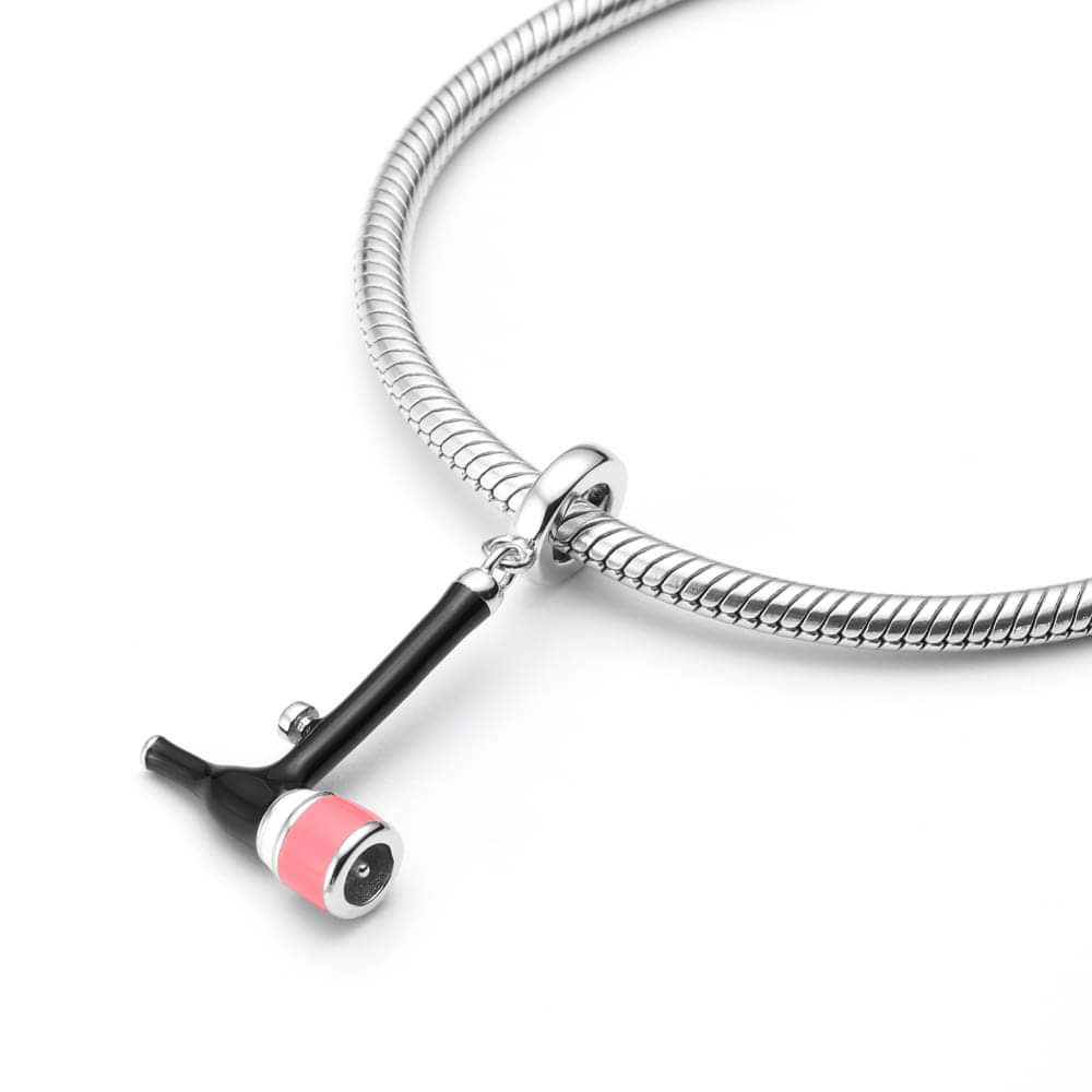 Pink, Black & White TIG Torch Charm