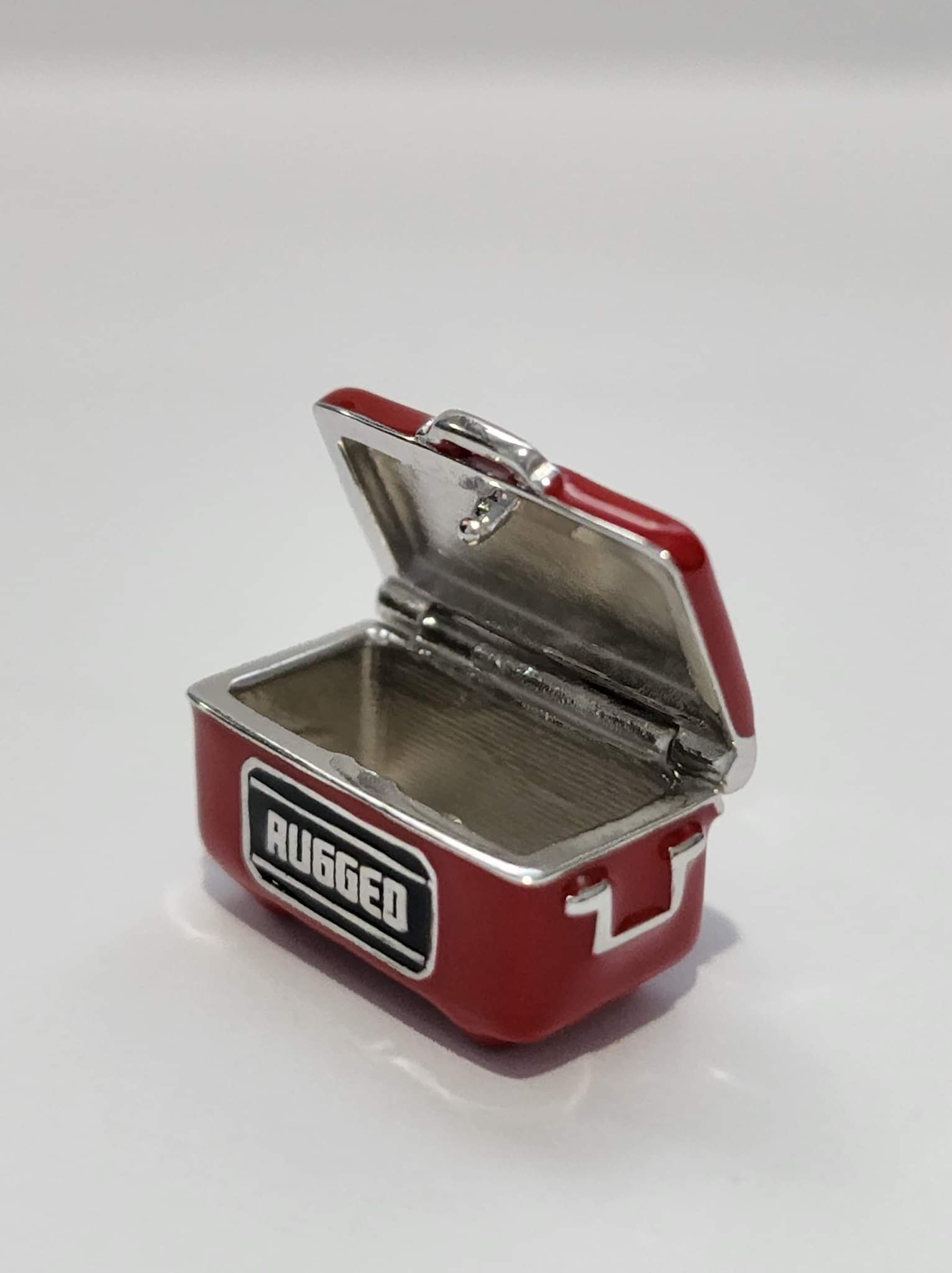 Sterling Silver Jobsite Toolbox Charm