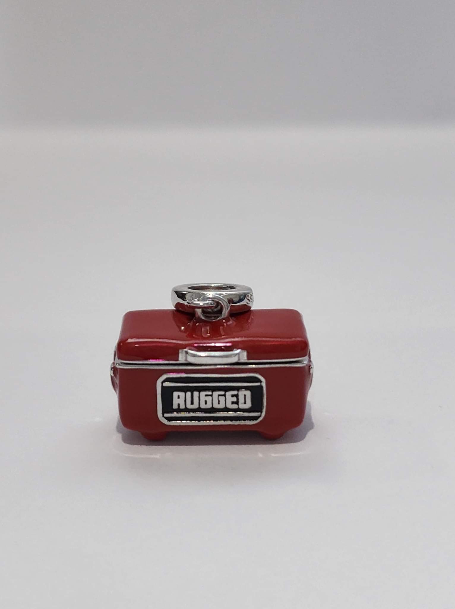 Sterling Silver Jobsite Toolbox Charm