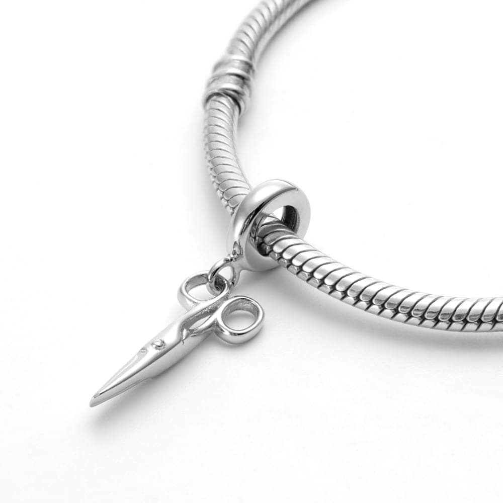 Sterling Silver Electrician Scissors Charm