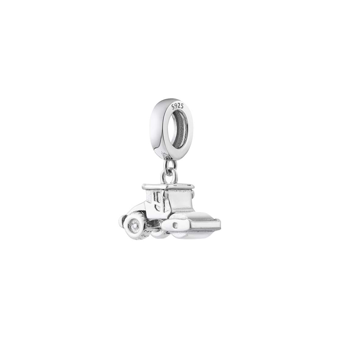 Sterling Silver Road Roller Charm
