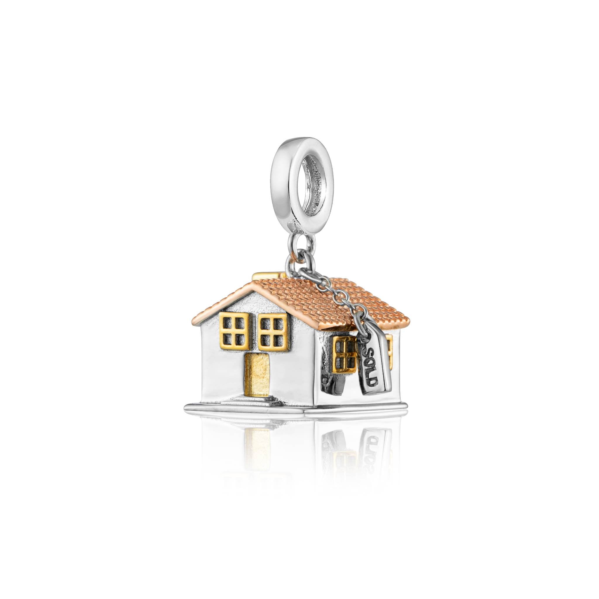 Sterling Silver Sold Home Charm