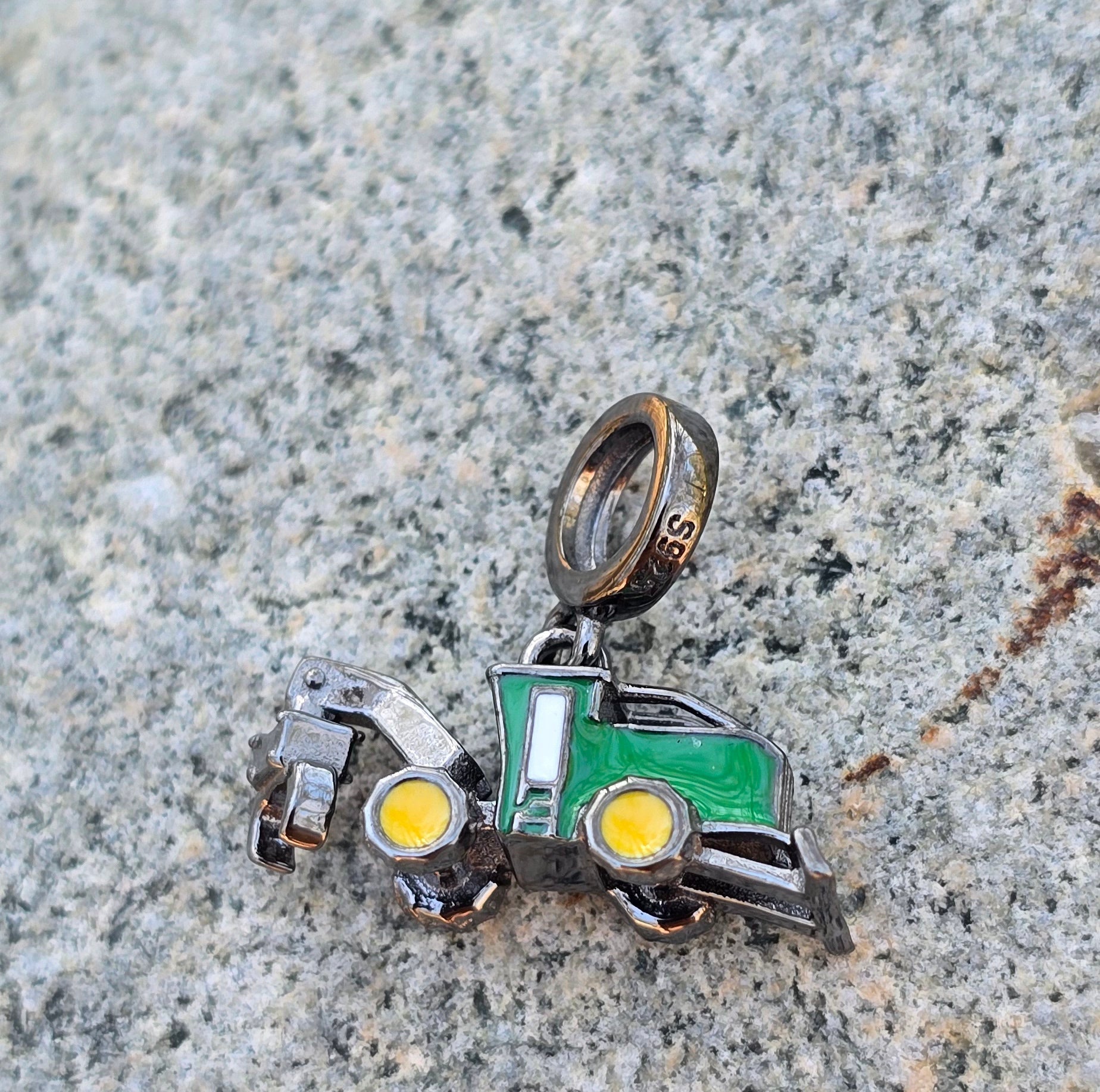 Sterling Silver Grapple Skidder Charm