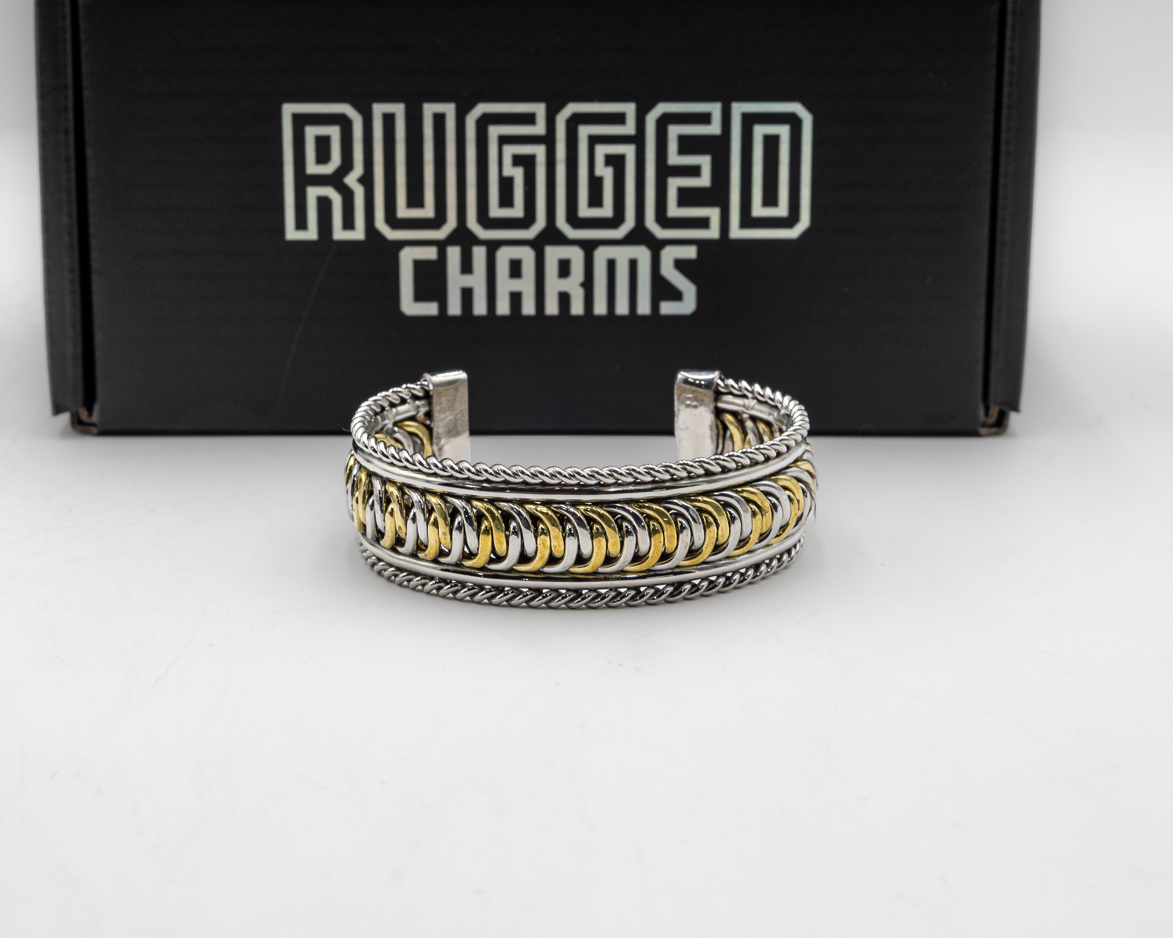 Stainless Steel Tig and Brass Bracelet #3