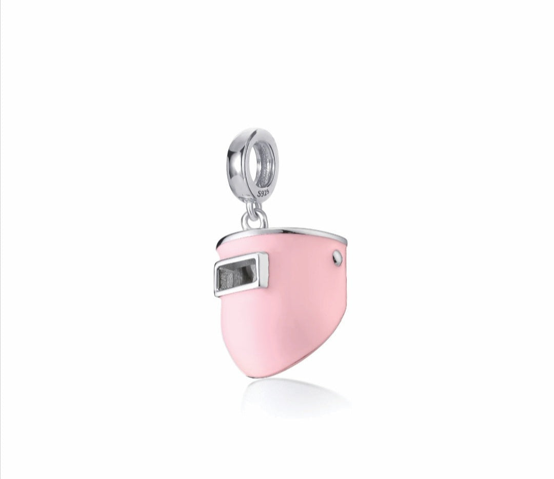 Pink Chopped Pipeliner Hood Charm