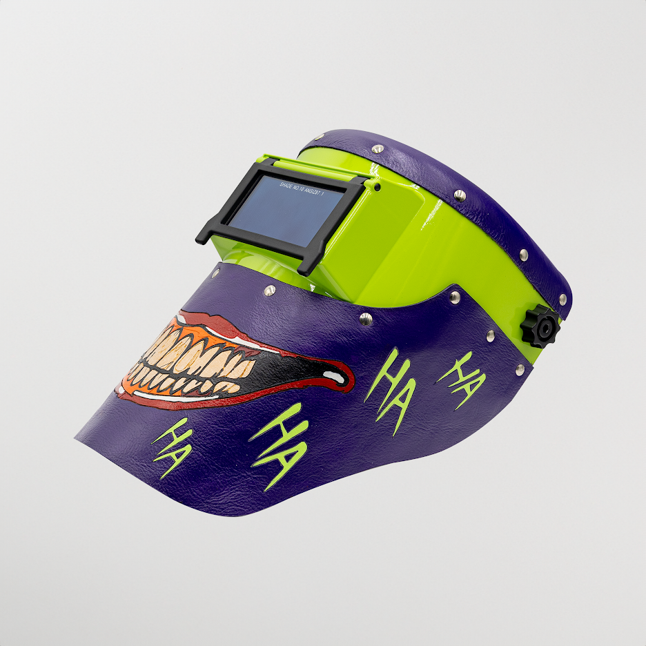 Outlaw Leather Slimline Joker Classic welding hood
