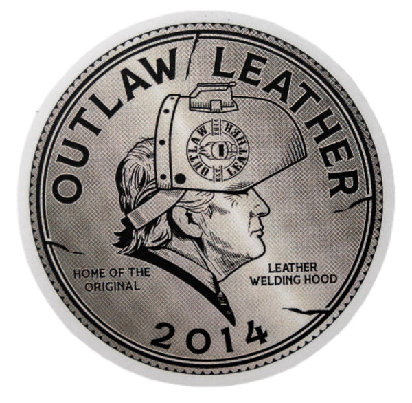 32OL- OUTLAW COIN STICKER