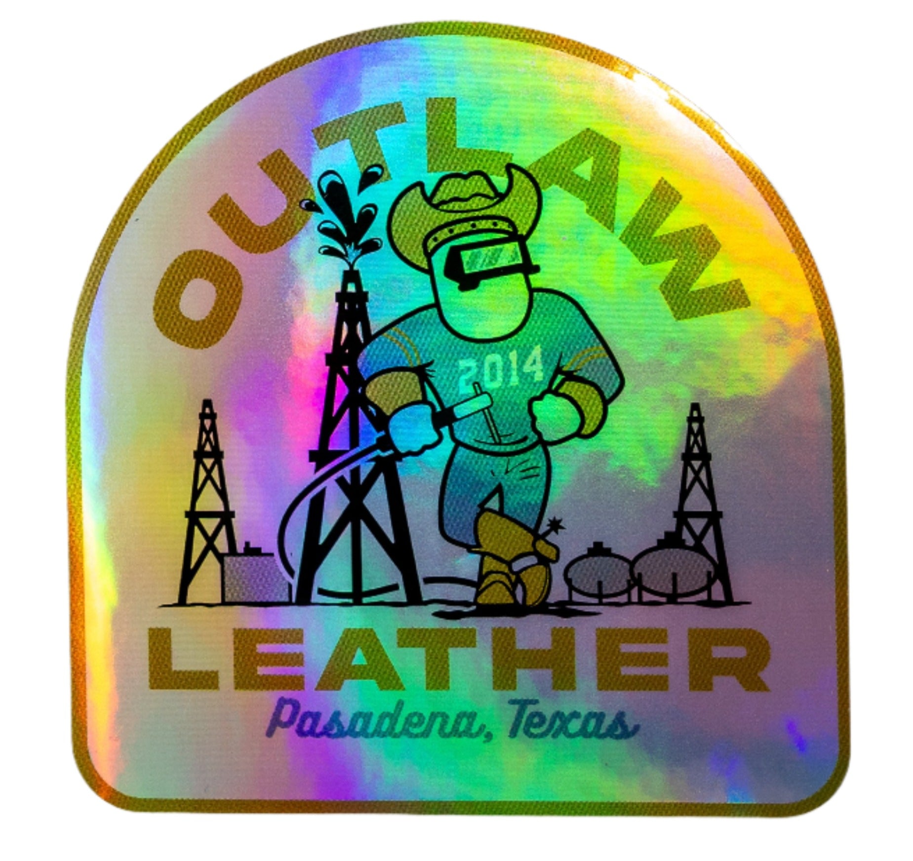 33OL- OUTLAW MASCOT STICKER