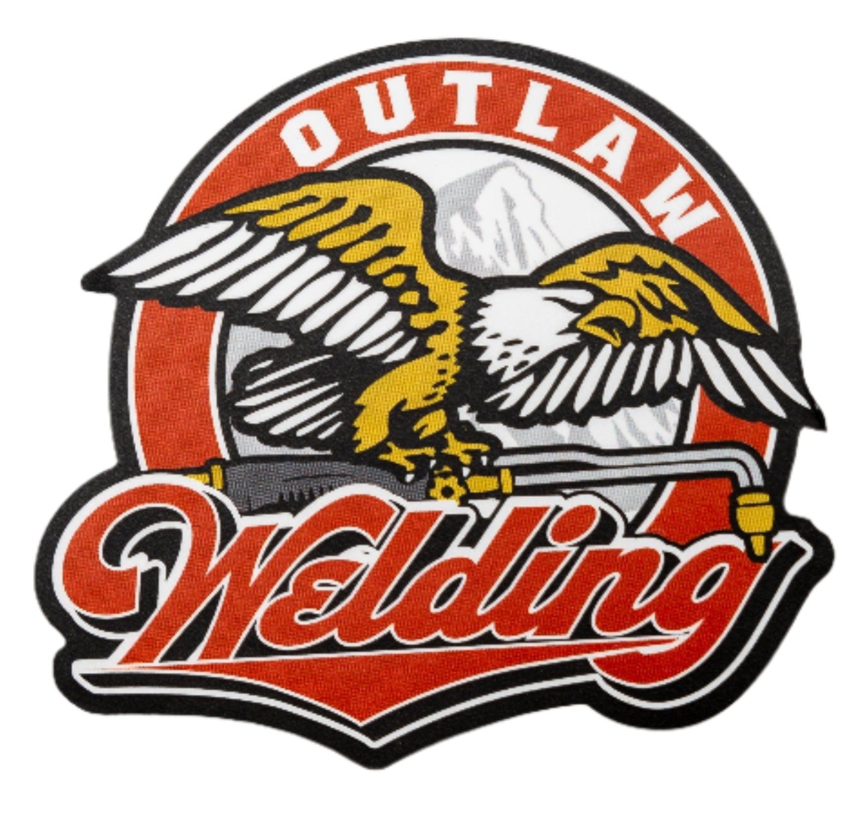 38OL-OUTLAW EAGLE STICKER