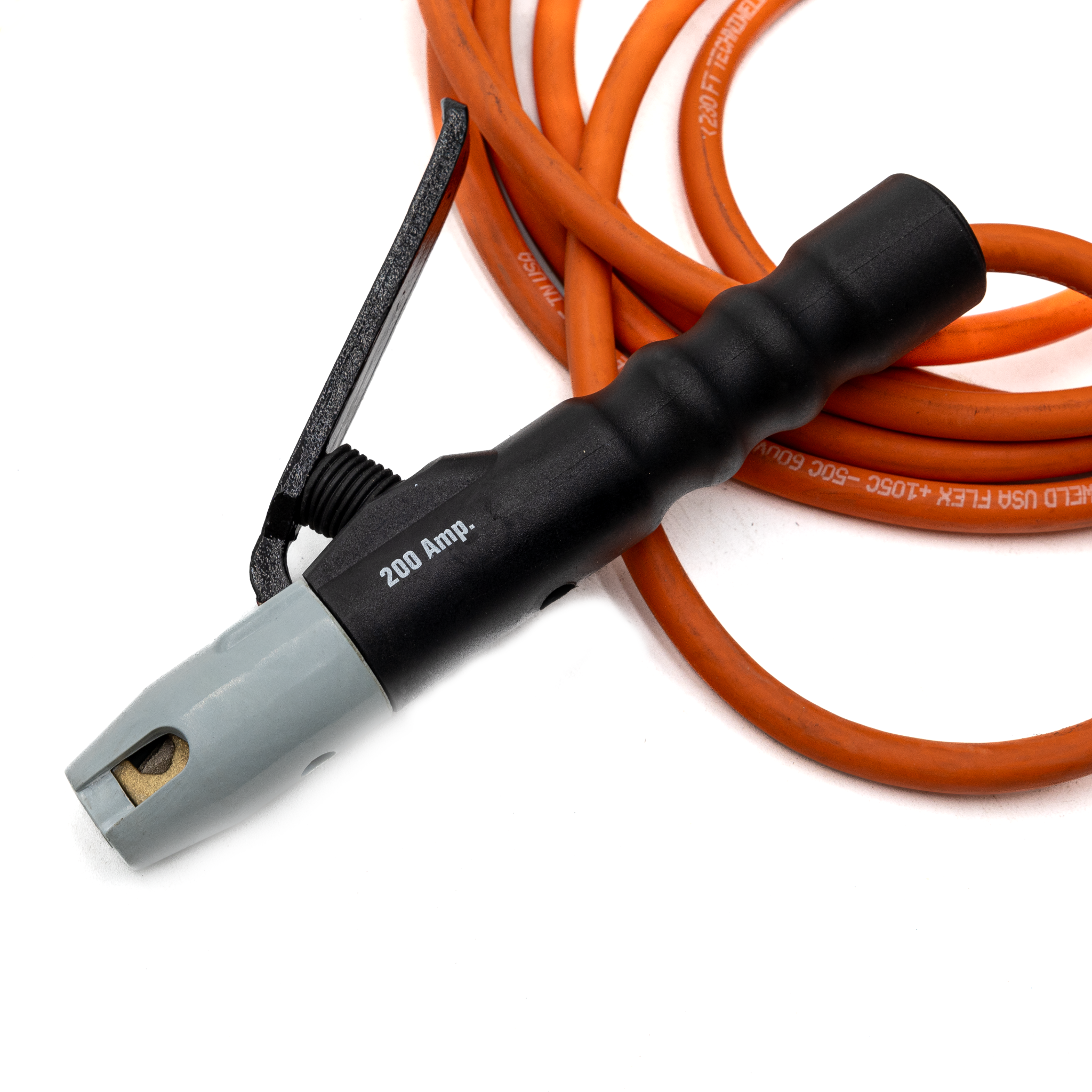 Stingray 200 Amp electrode holder with orange welding cable