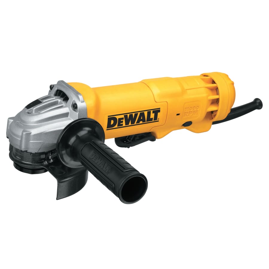 Small Angle Grinder, 4-1/2 in Dia, 11 A, 11,000 RPM, Paddle Switch w/Lock-Off  by Outlaw Leather