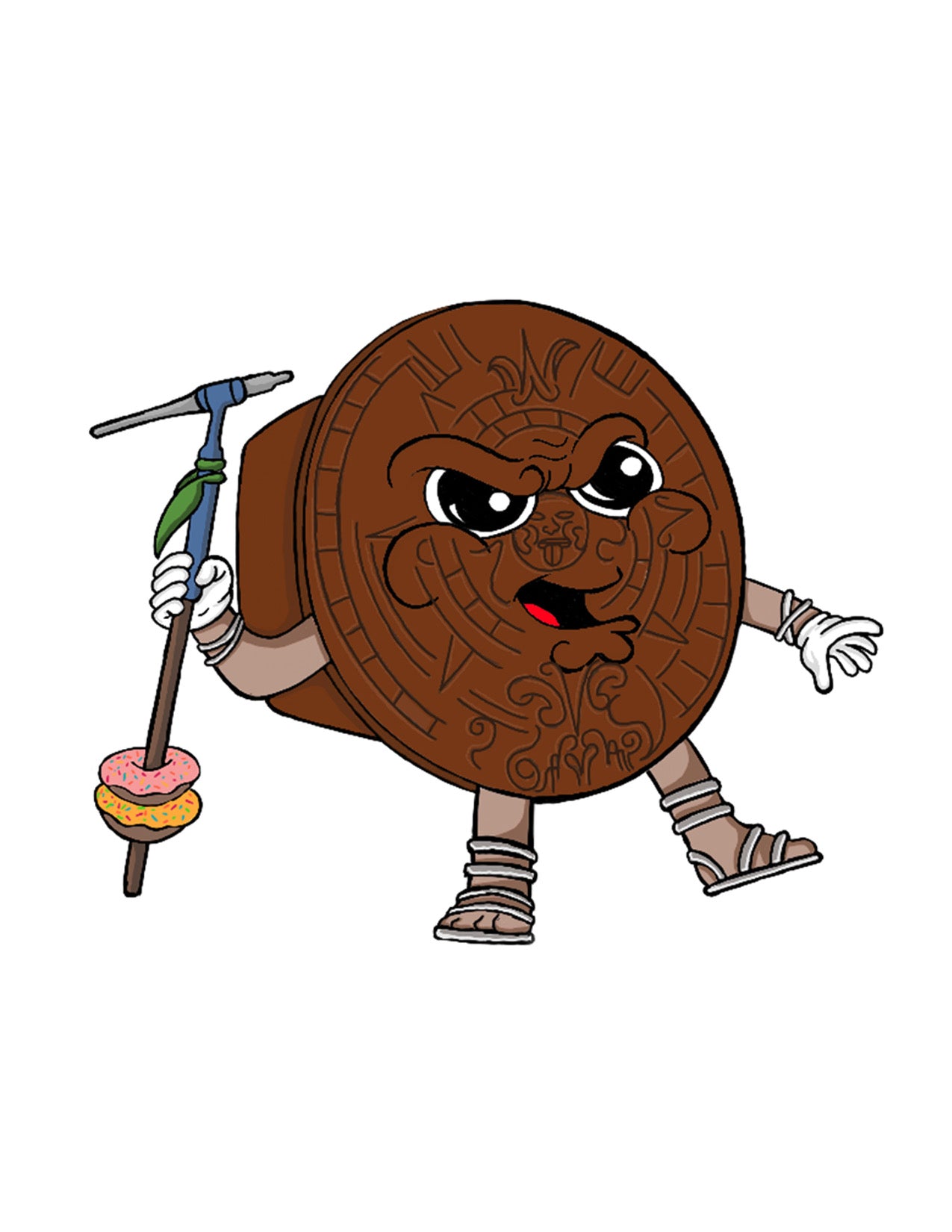 Chimalli Sticker  by Outlaw Leather